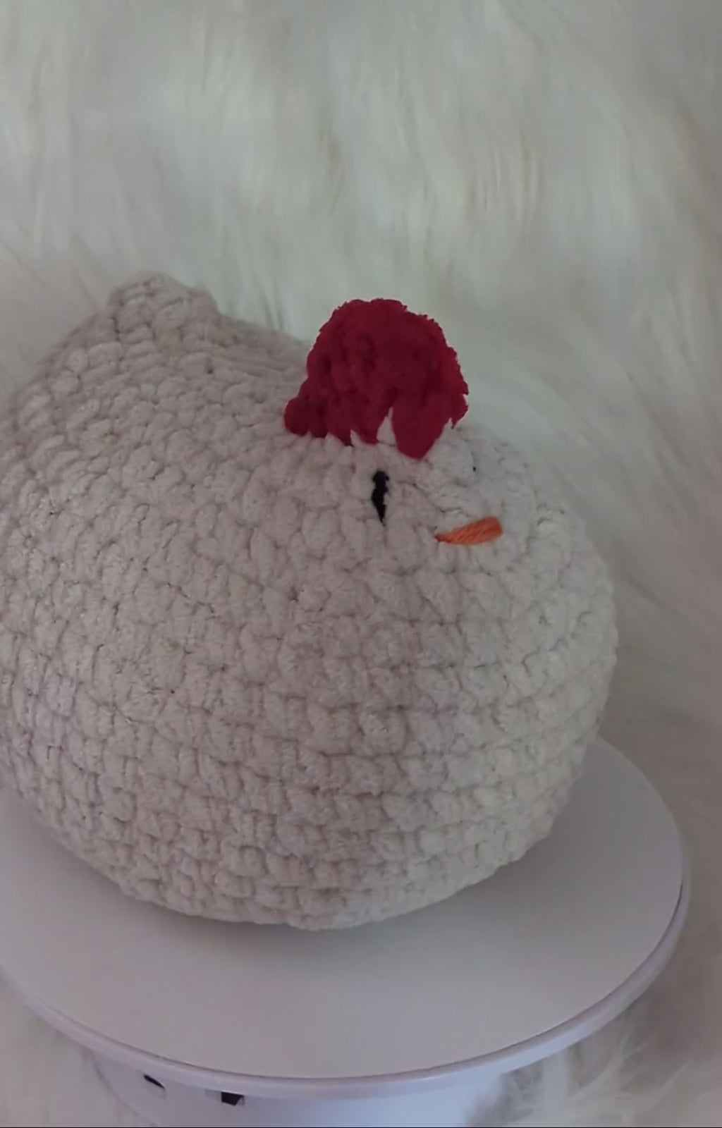 Chubby Hen Plushie - Soft Chicken Toy