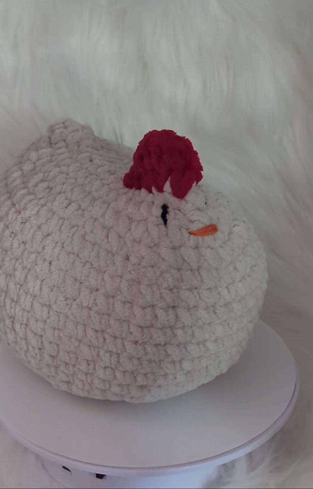 Chubby Hen Plushie - Soft Chicken Toy