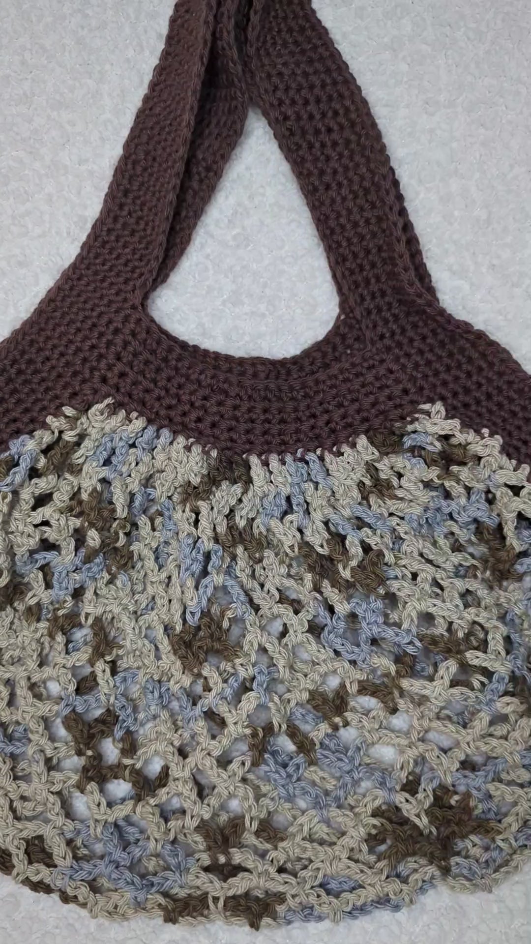 Neutral Color Market Bag - Washable Mesh Market Bag