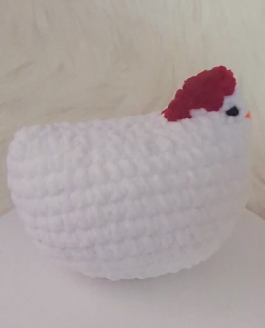 White small hen