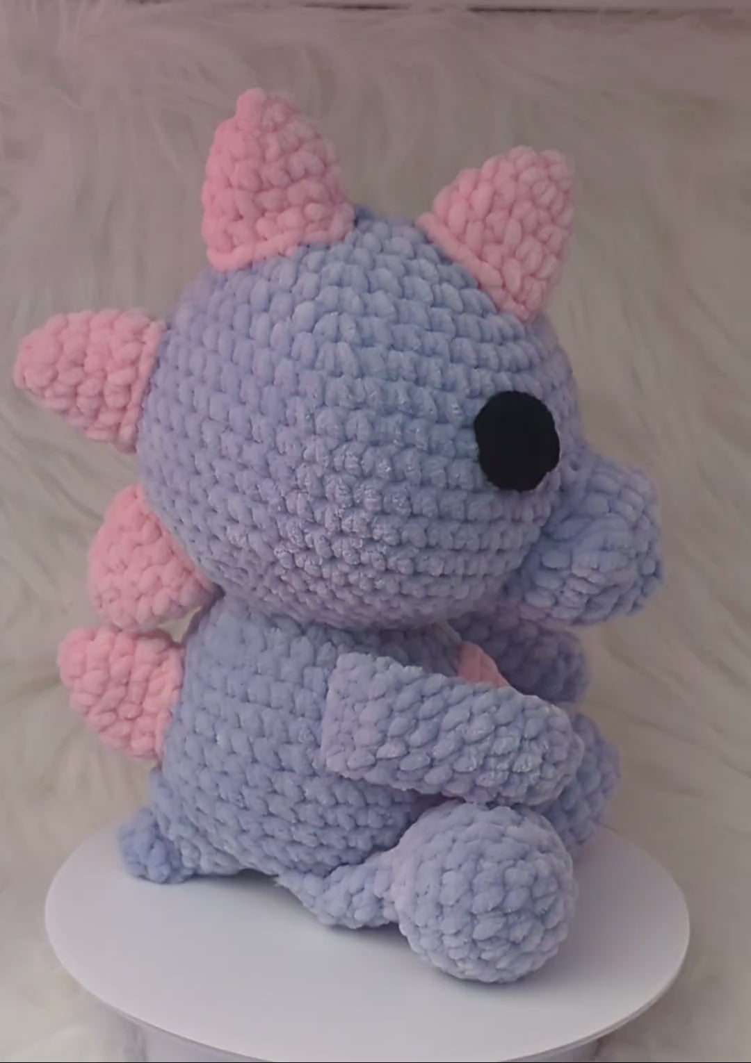 Pastel Dino Plushie - Gift for Dinosaur Lover