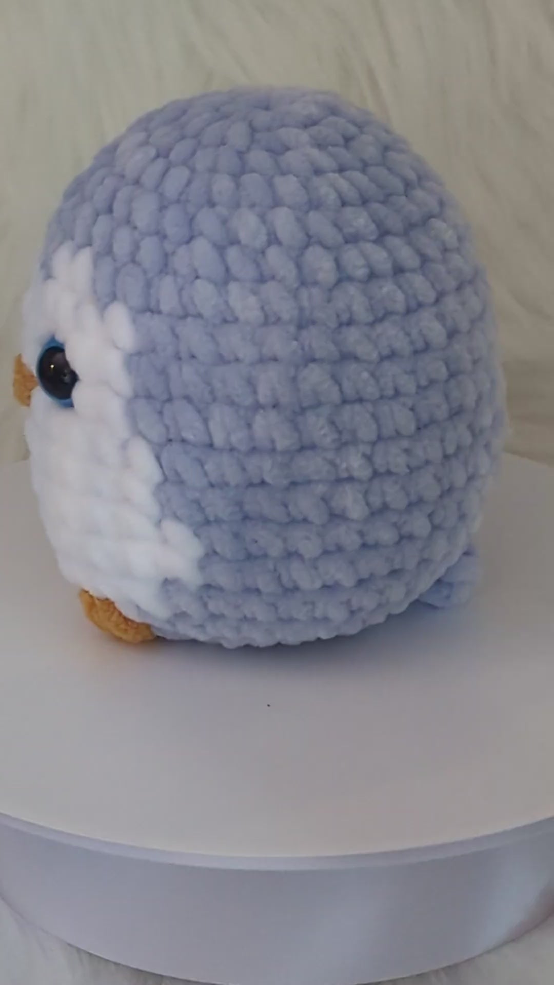 Blue Chubby Penguin - Penguin Desk Buddy