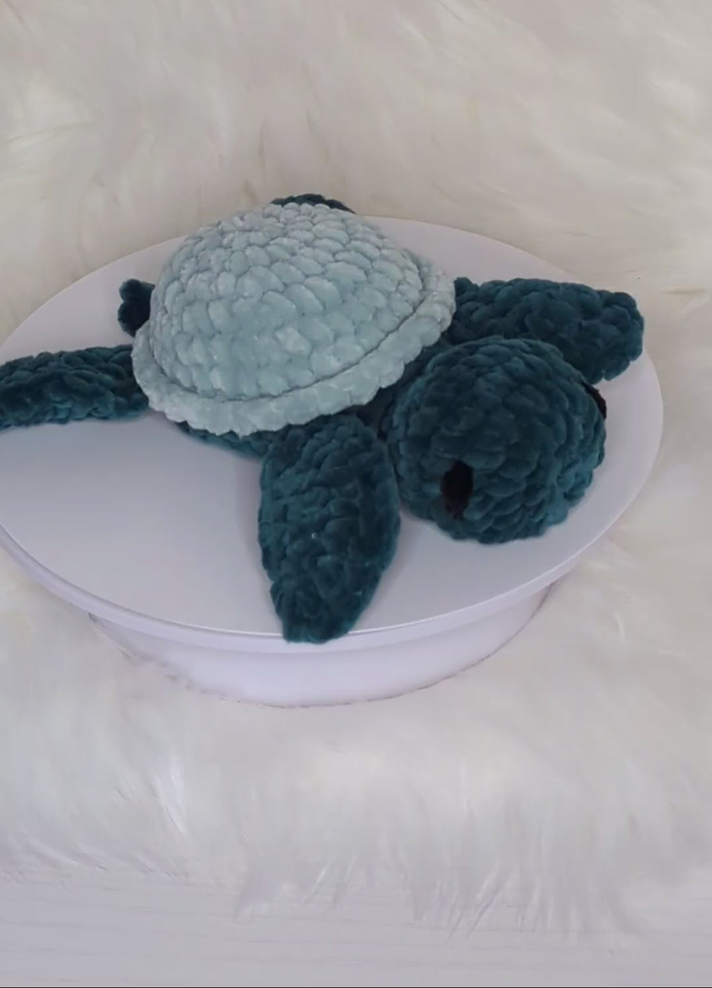 Ocean Buddy Sea Turtle – Plush Crochet Desk Companion