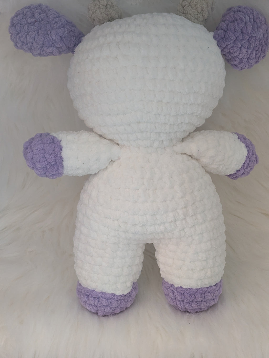 Purple Cow Stuffed Animal - Farm Themed Plushie