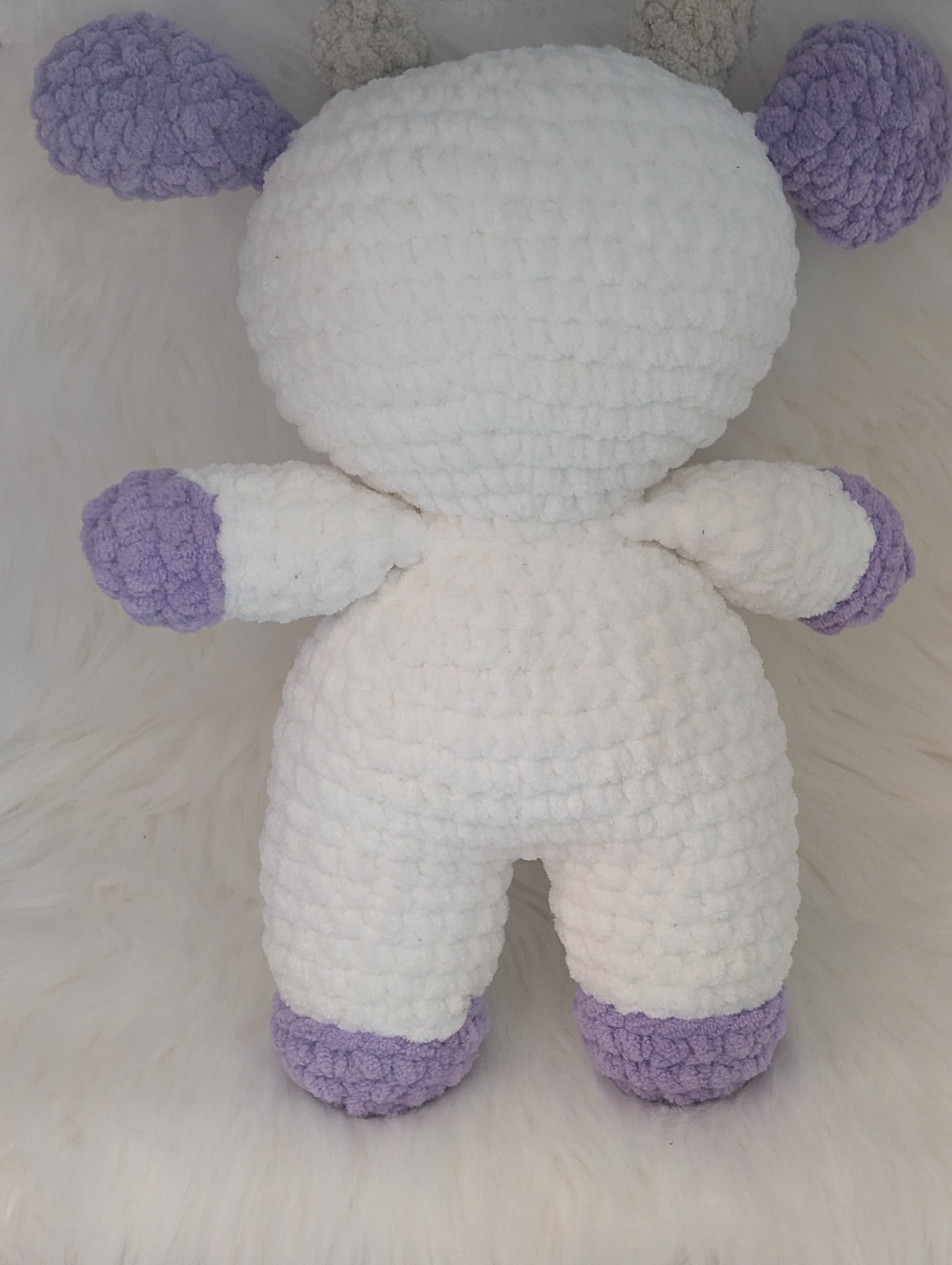 Purple Cow Stuffed Animal - Farm Themed Plushie