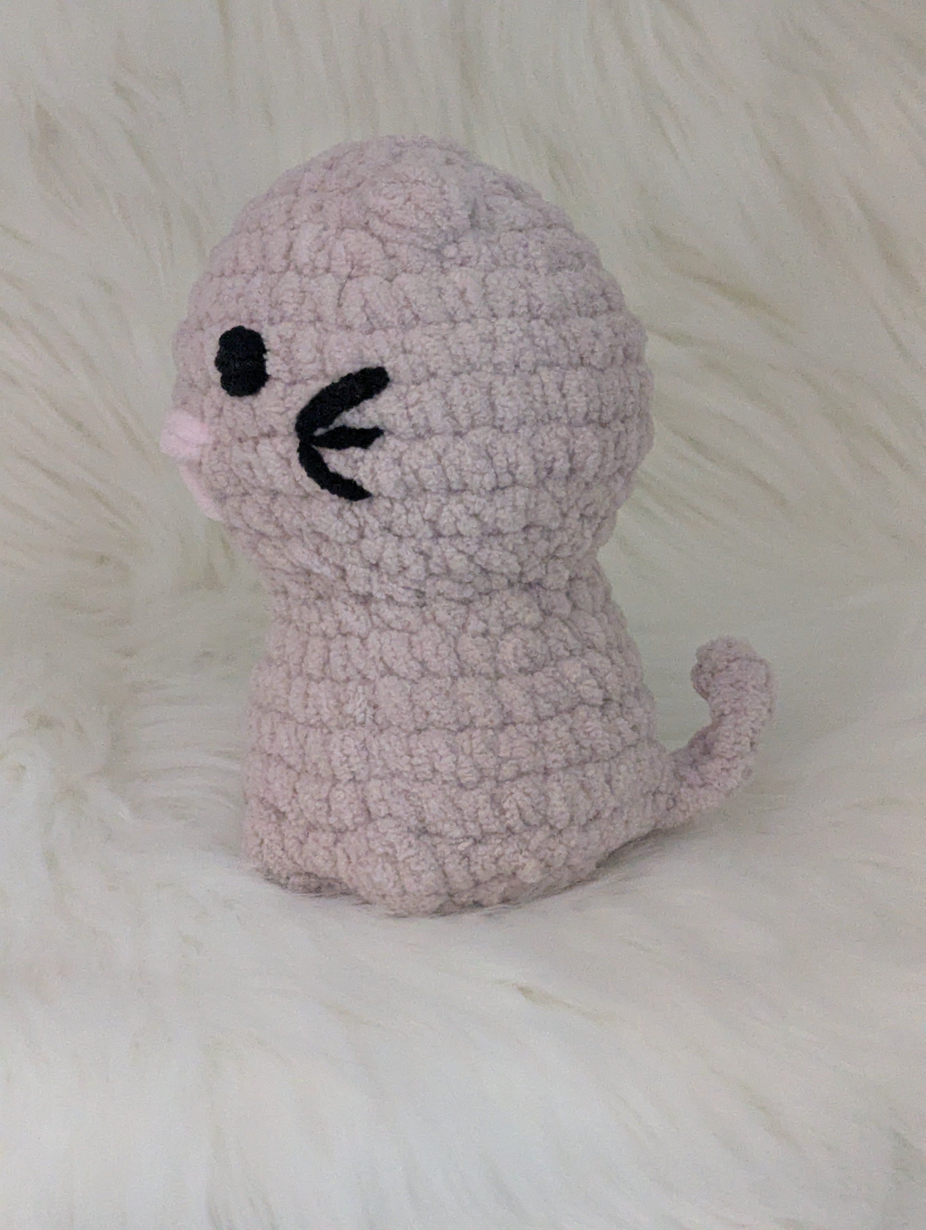 Sitting Cat Plushie - Cat Stuffed Animal