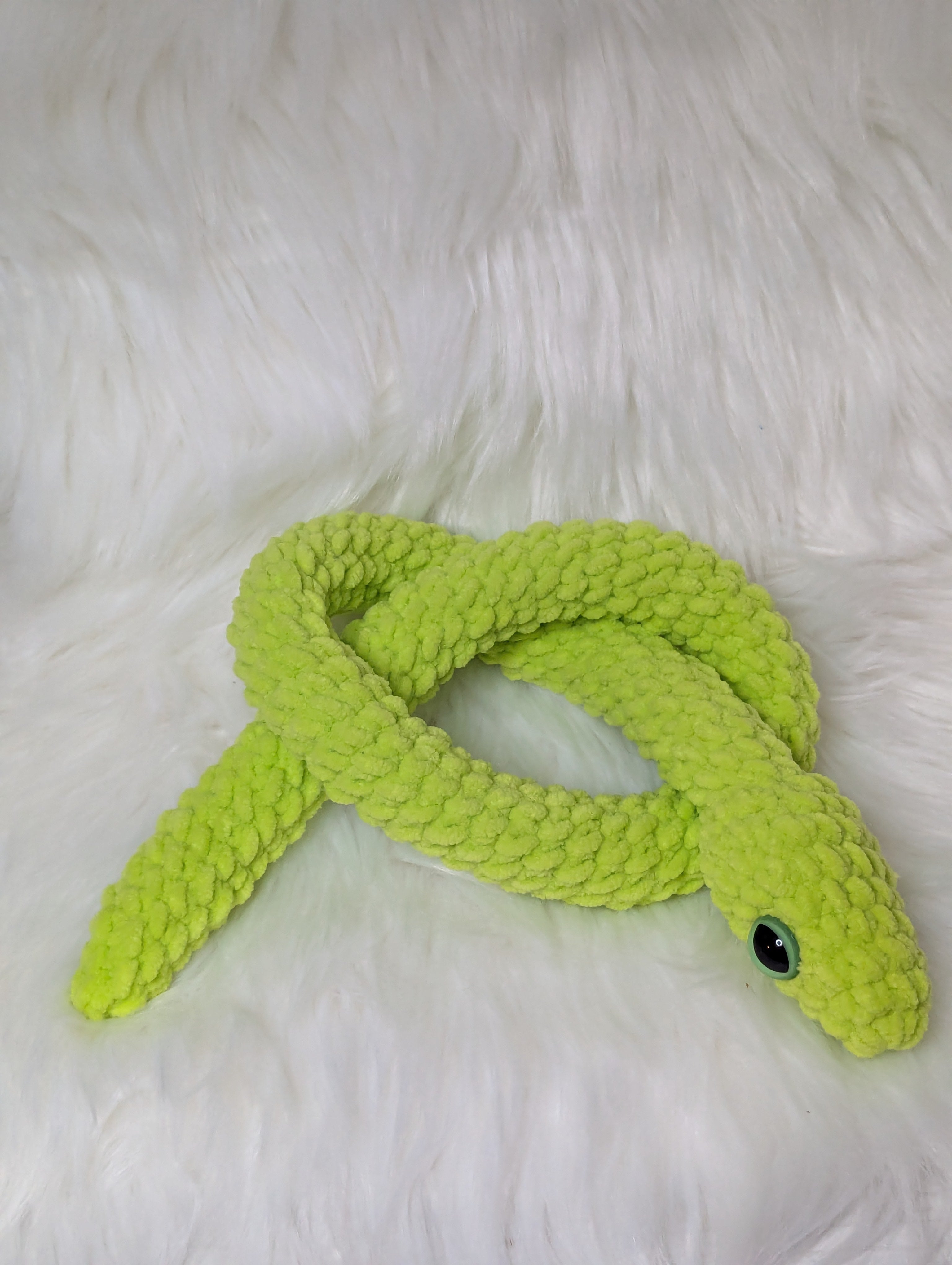 Neon Snake Plushie - Reptile Stuffed Animal