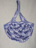 Purple Mesh Beach Tote - Purple Mesh Market Bag -