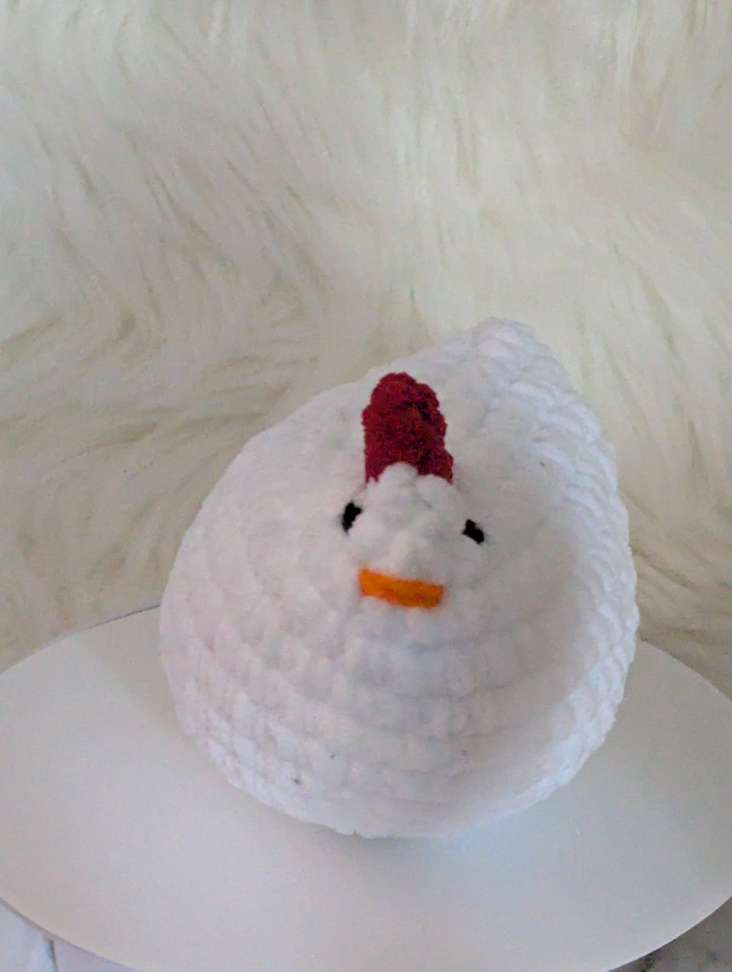 White small hen