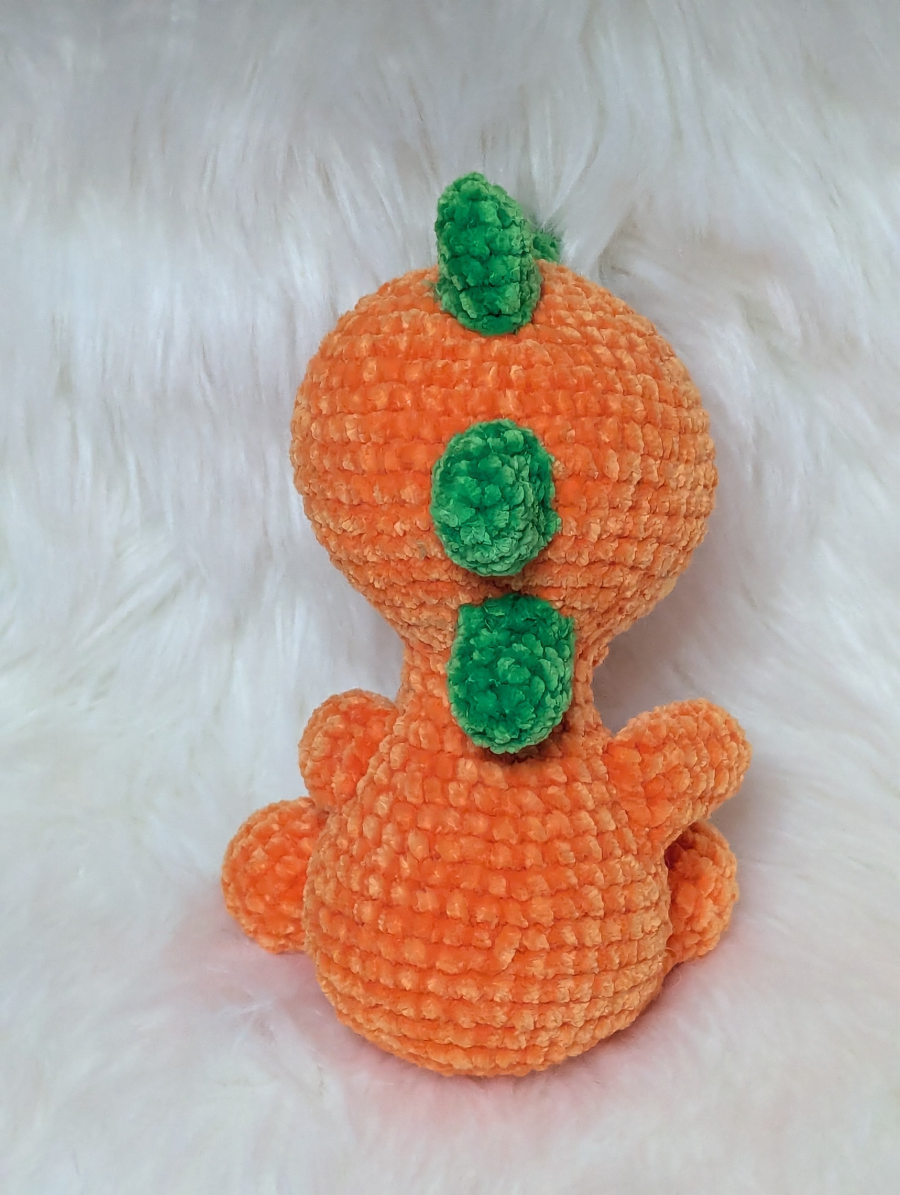 Orange and Green Dinosaur - Dino Stuffie