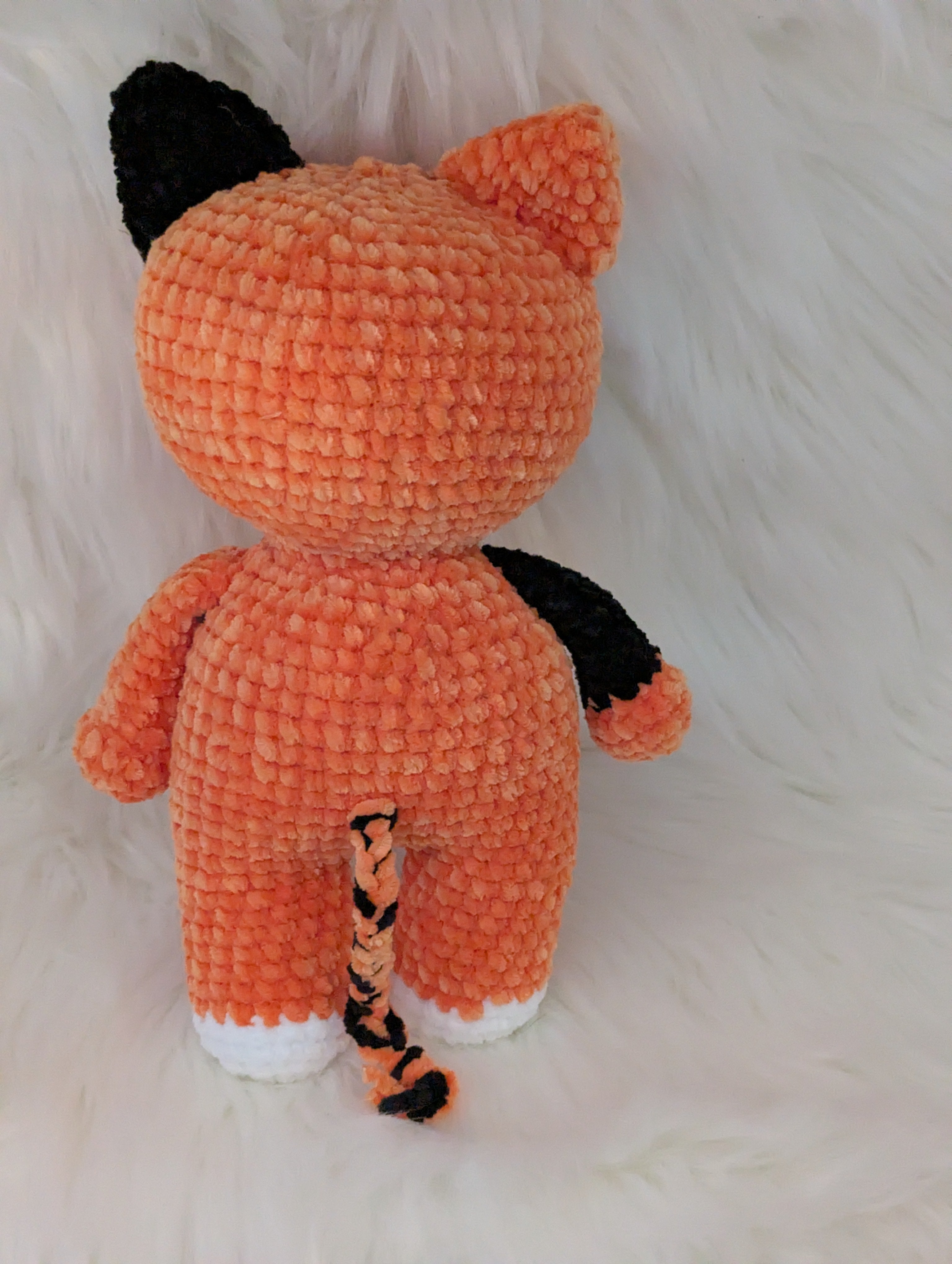 Halloween Cat Plushie - Orange Cat Stuffed Animal