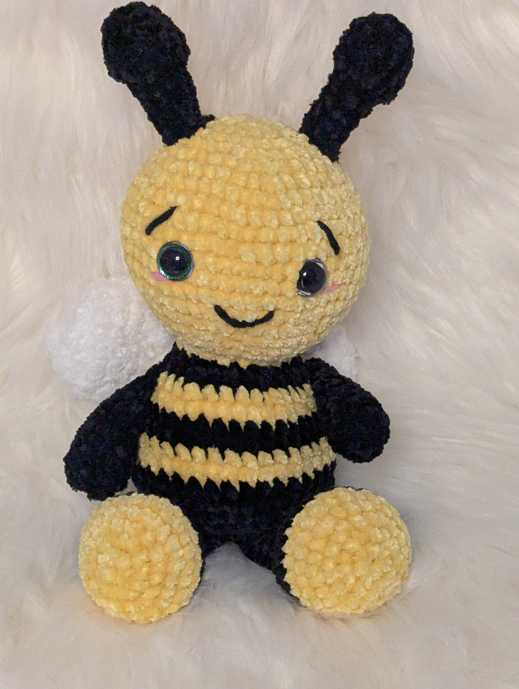 Sitting Bee Plushie - Bee Stuffed Animal