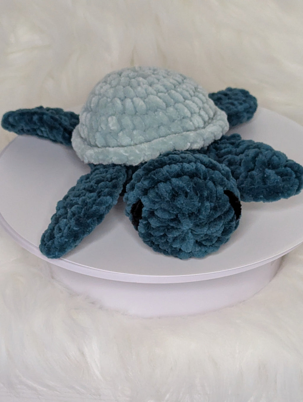 Ocean Buddy Sea Turtle – Plush Crochet Desk Companion