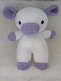 Purple Cow Stuffed Animal - Farm Themed Plushie