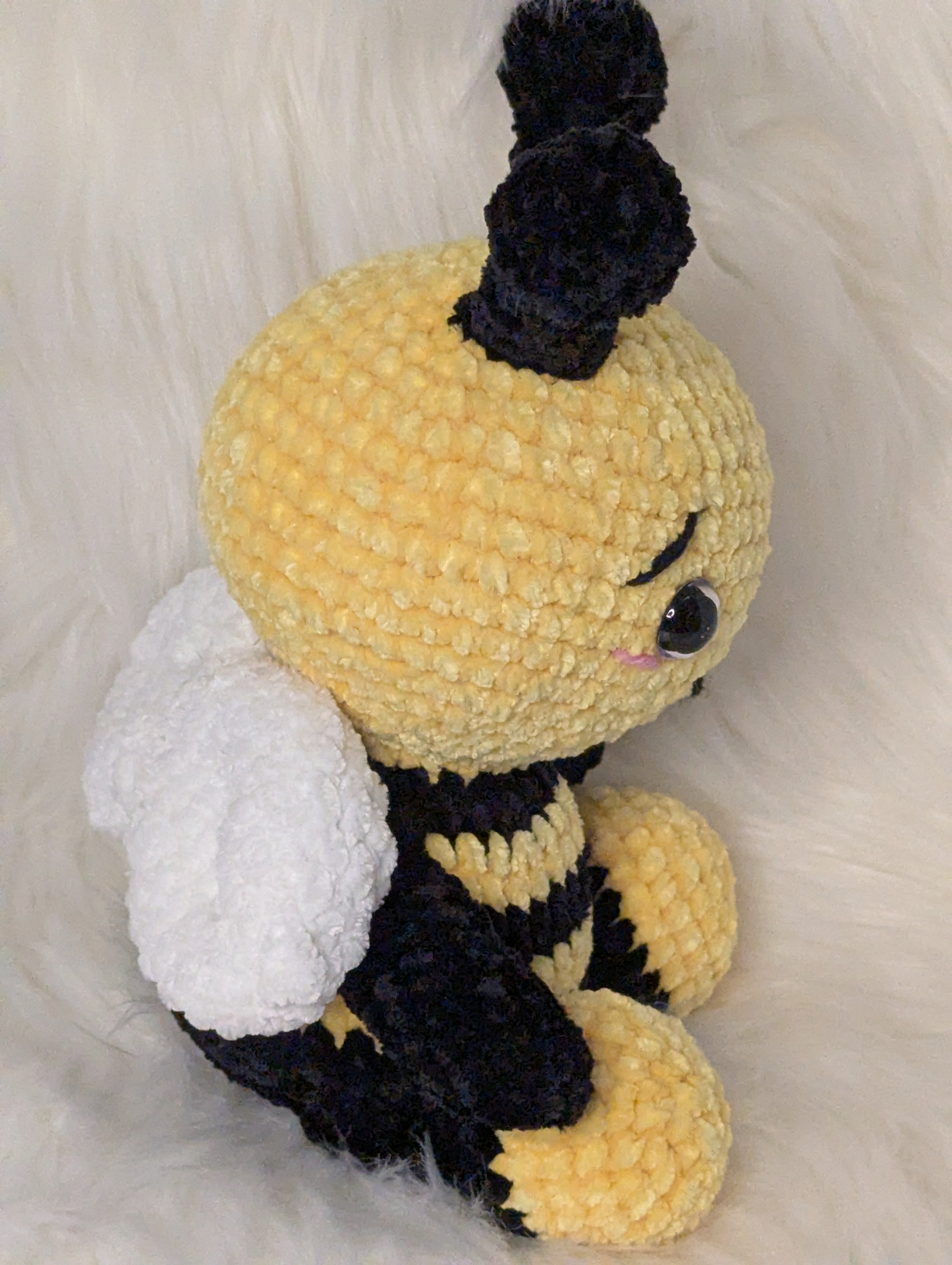 Sitting Bee Plushie - Bee Stuffed Animal