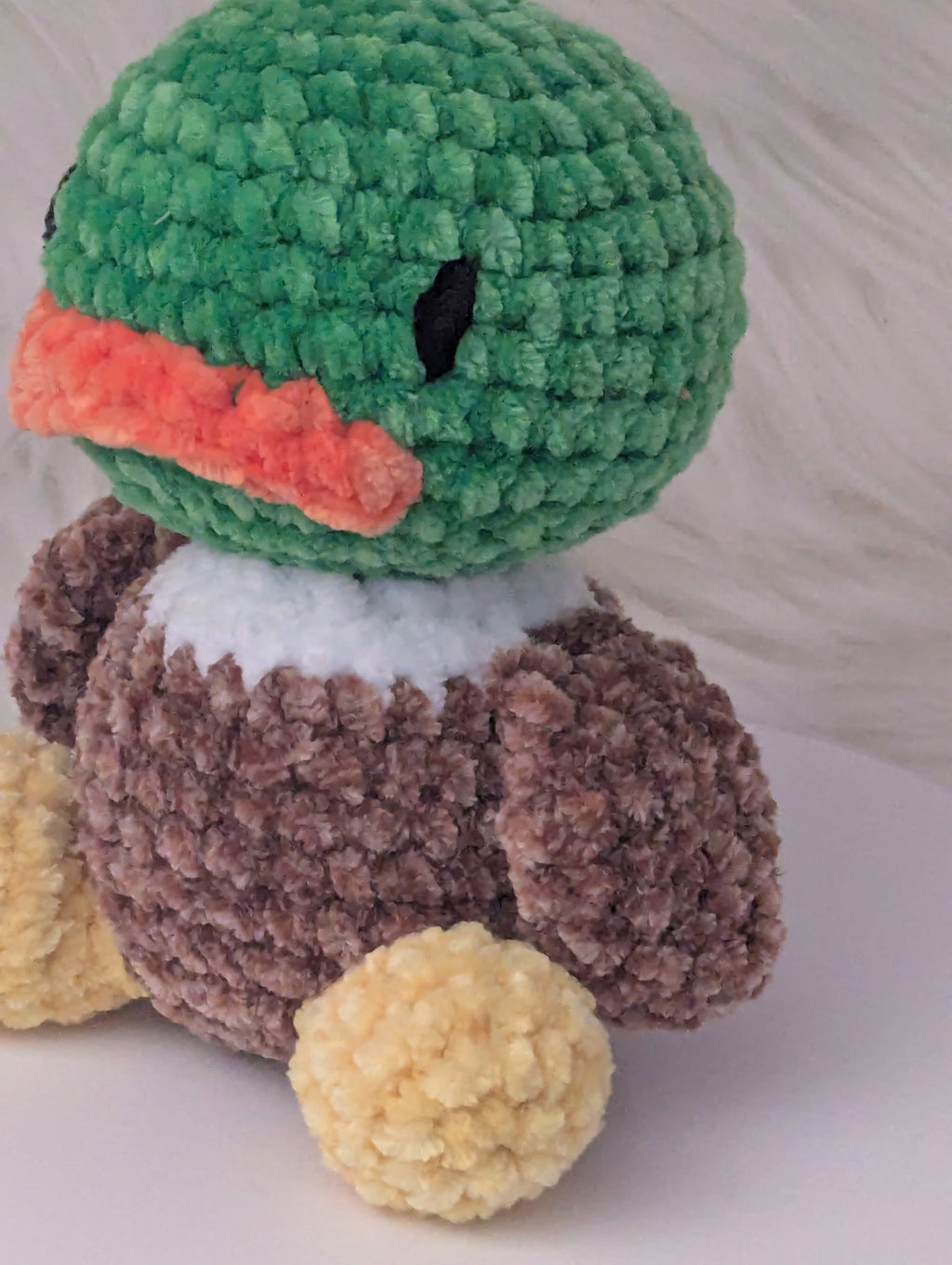 Sitting Mallard Plushie - Mallard Desk Buddy