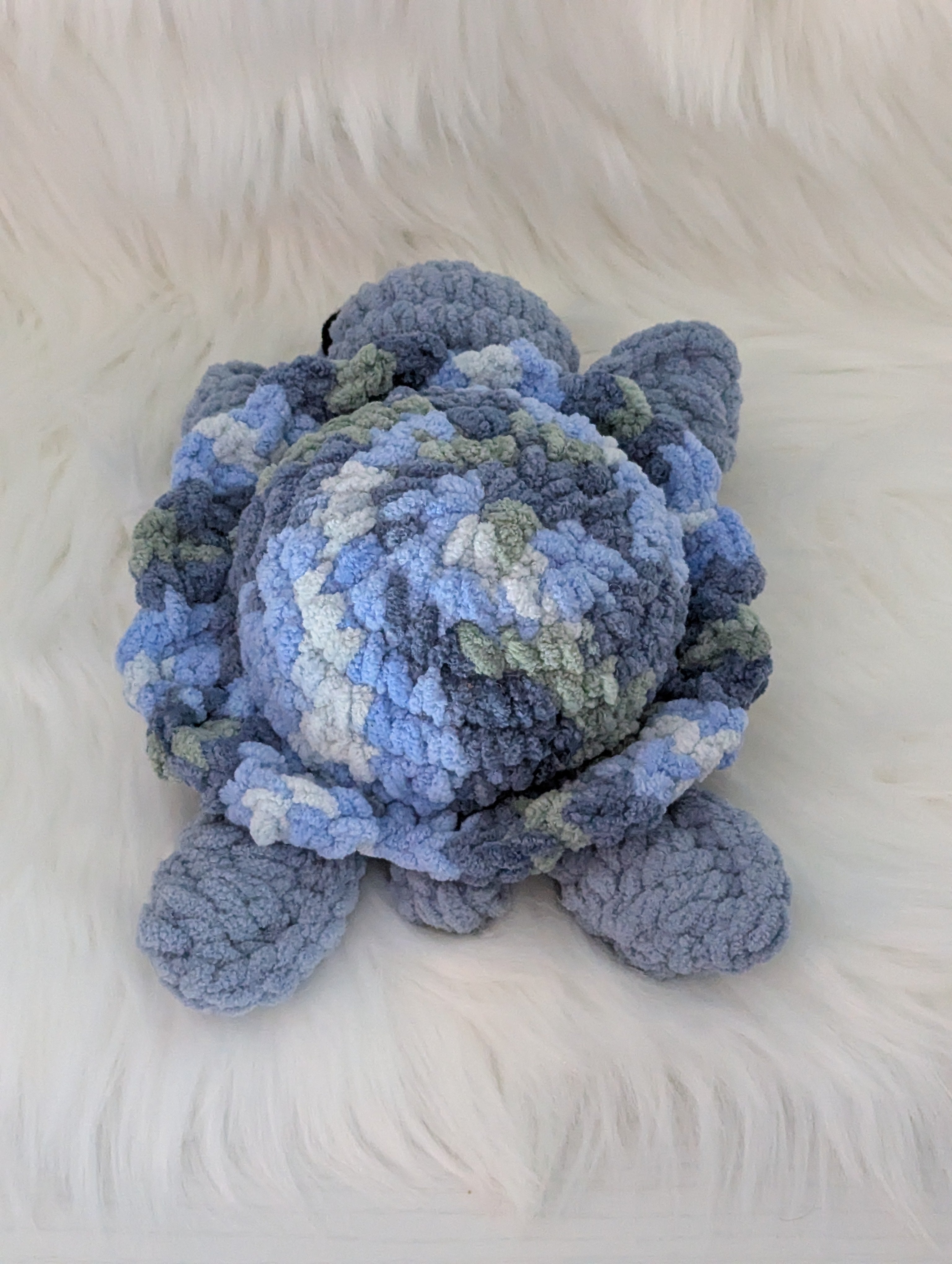 Blue Sea turtle plush - Coastal Theme Gift