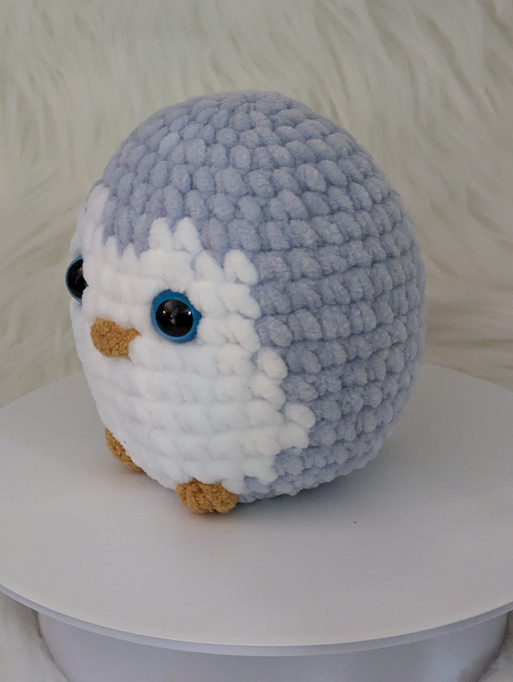 Blue Chubby Penguin - Penguin Desk Buddy