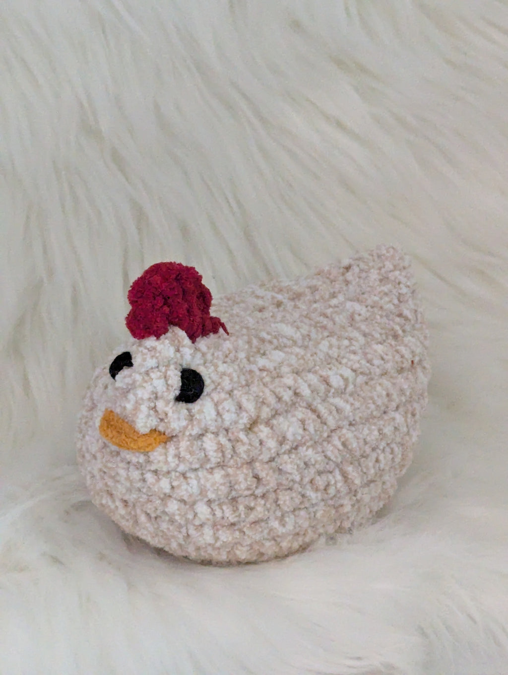 Small Chicken Stuffie - Farm Themed Plushie