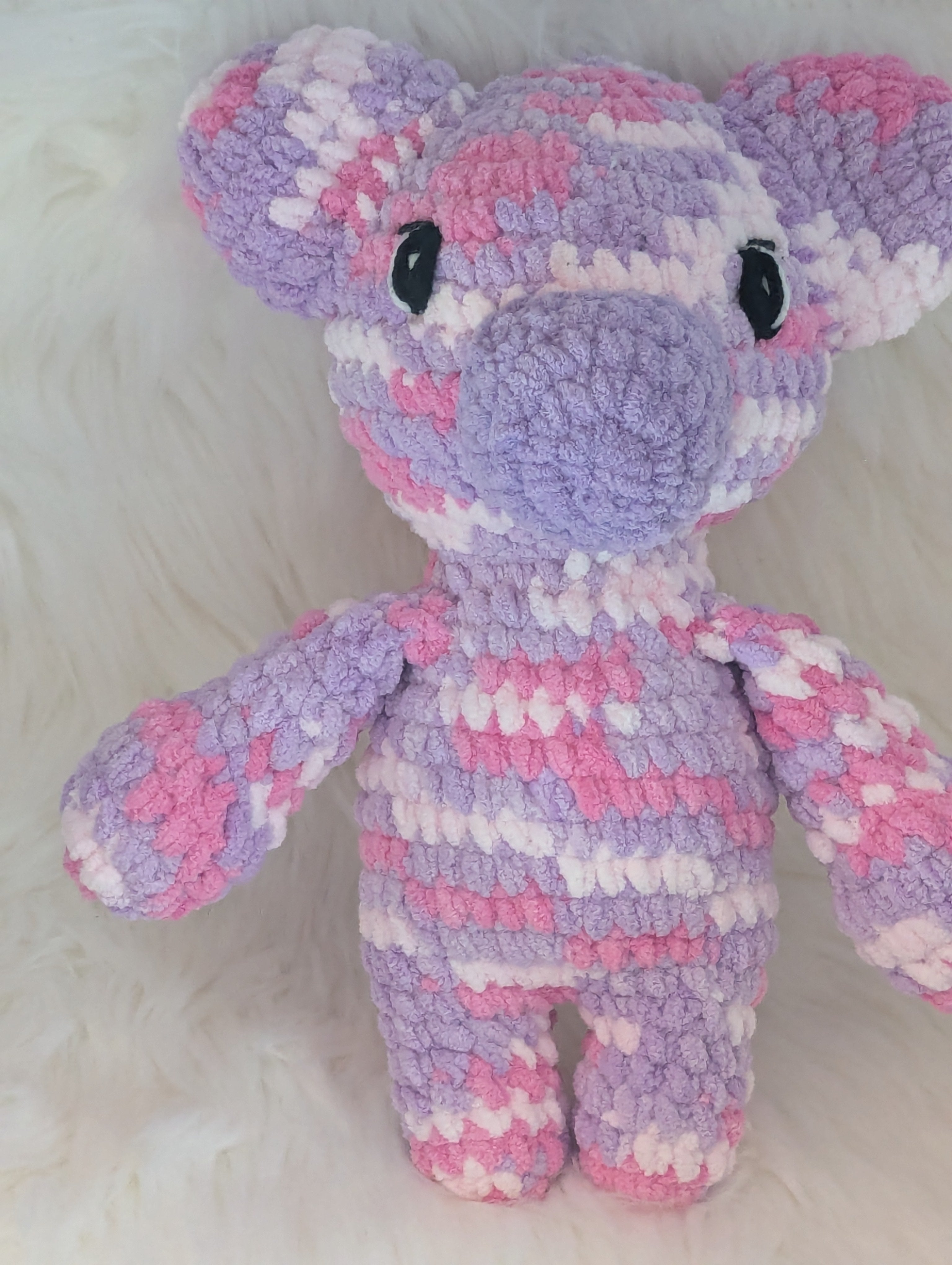 Colorful Bear Plushie