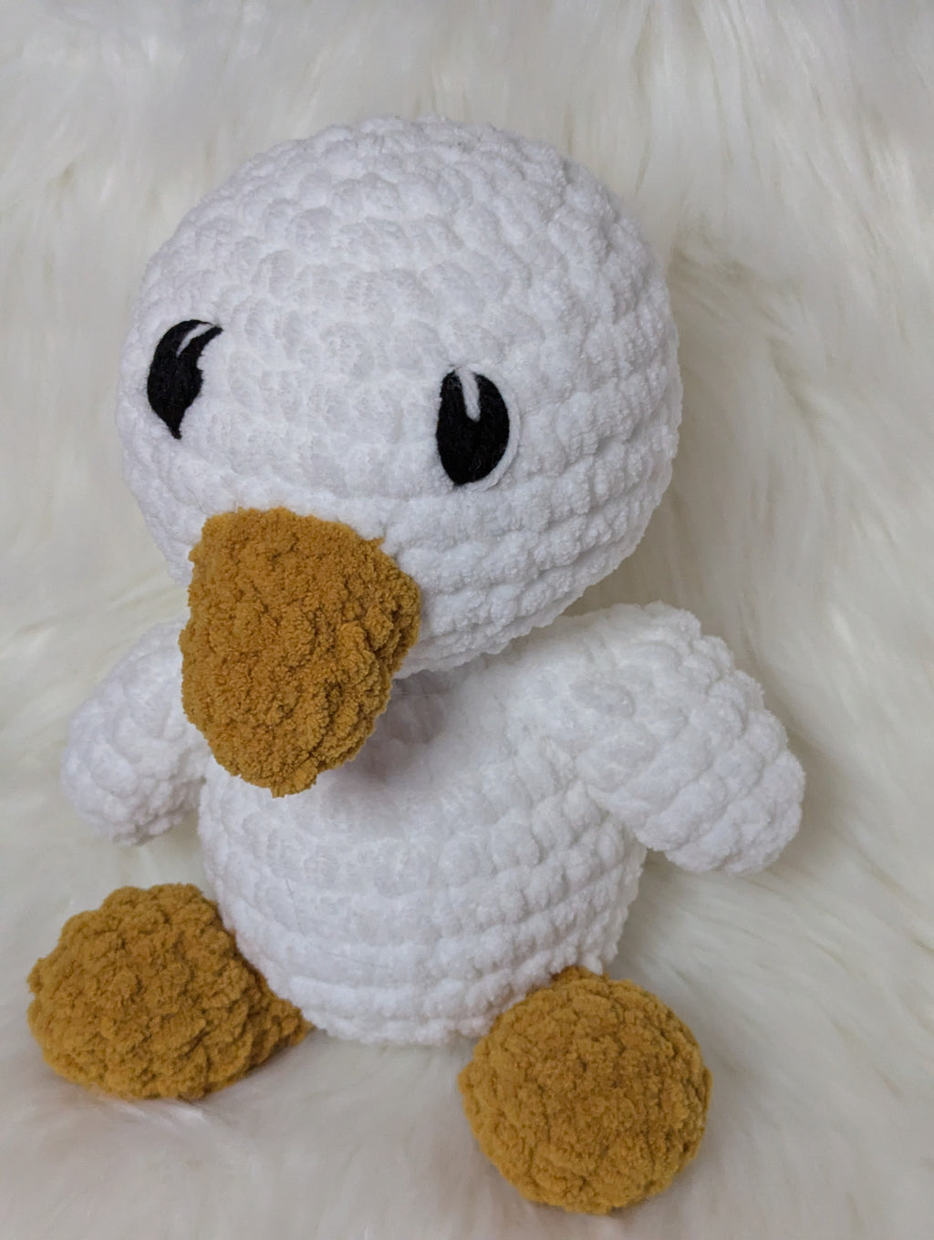 Sitting Duck Plushie - Duck Stuffed Animal