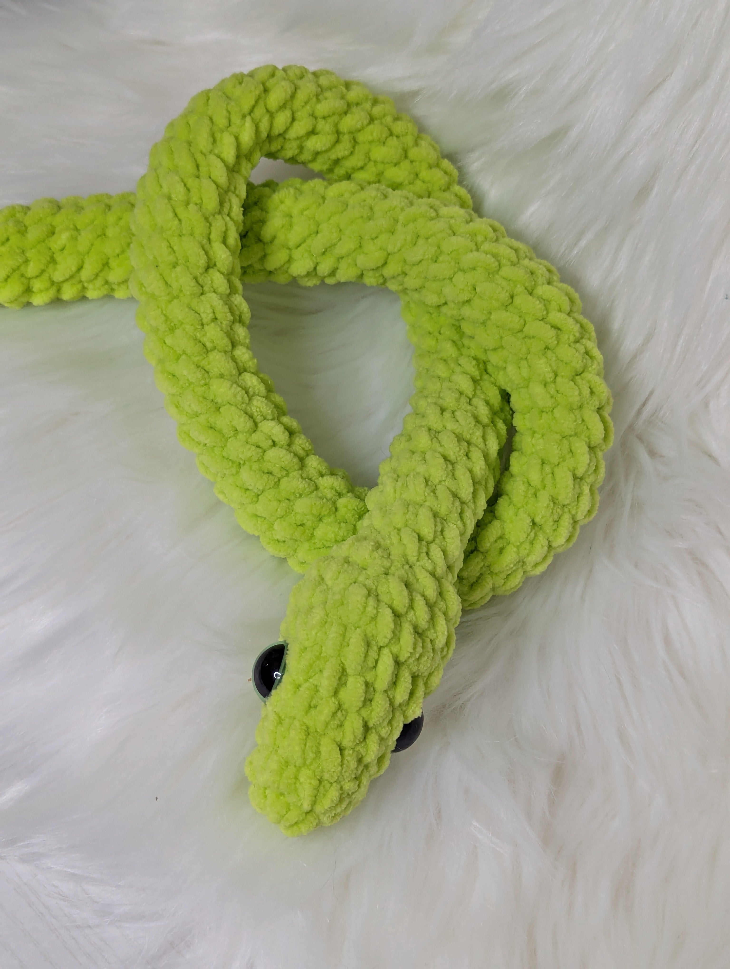 Neon Snake Plushie - Reptile Stuffed Animal