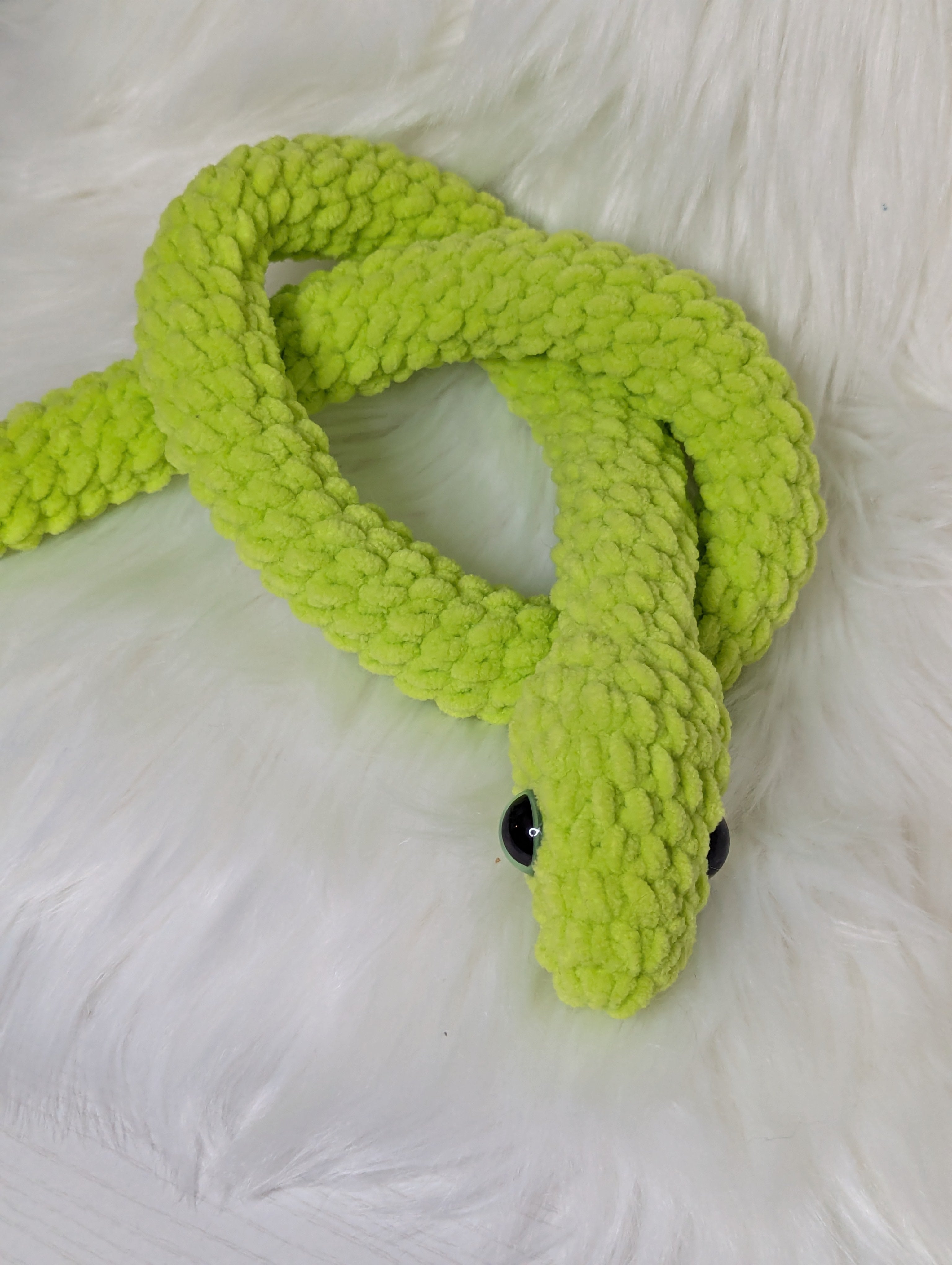 Neon Snake Plushie - Reptile Stuffed Animal