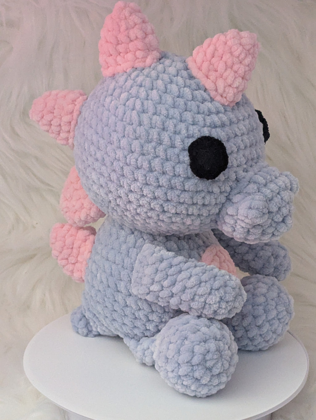 Pastel Dino Plushie - Gift for Dinosaur Lover