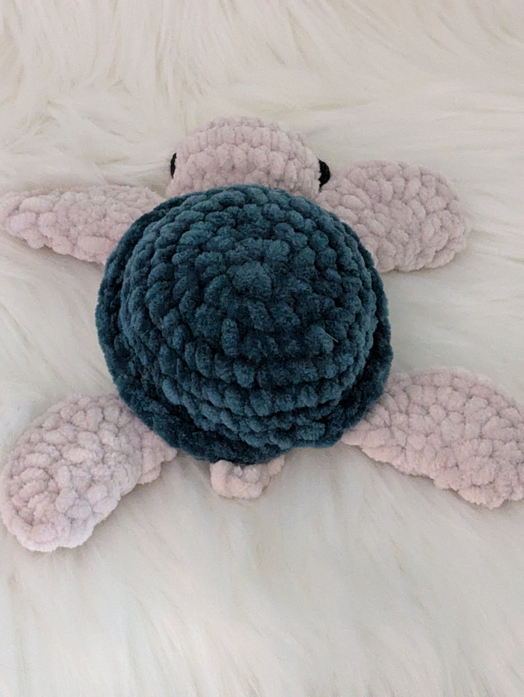 Mini teal sea turtle
