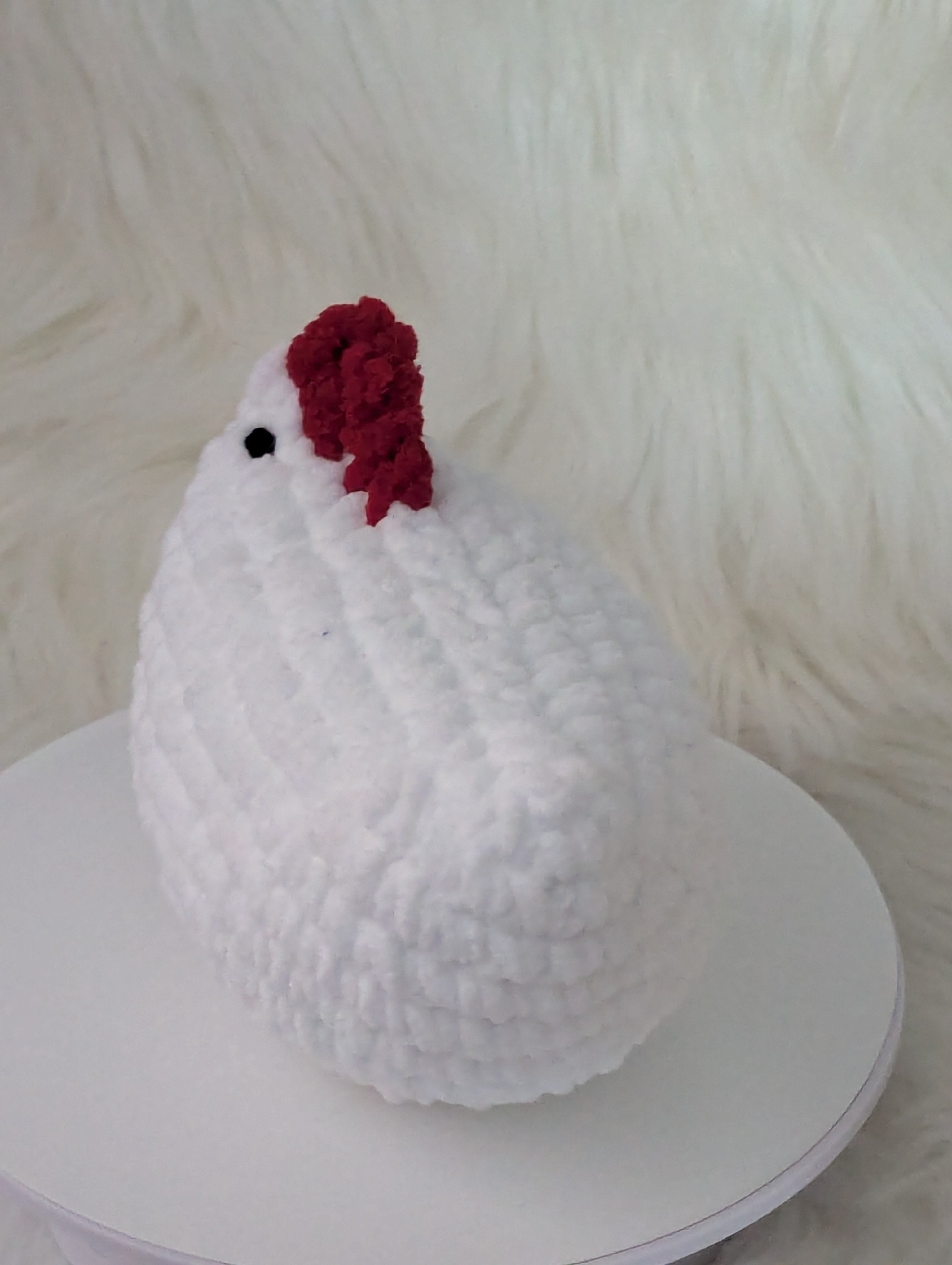 White small hen
