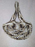 Neutral Color Beach Tote - Reusable Mesh Market Bag