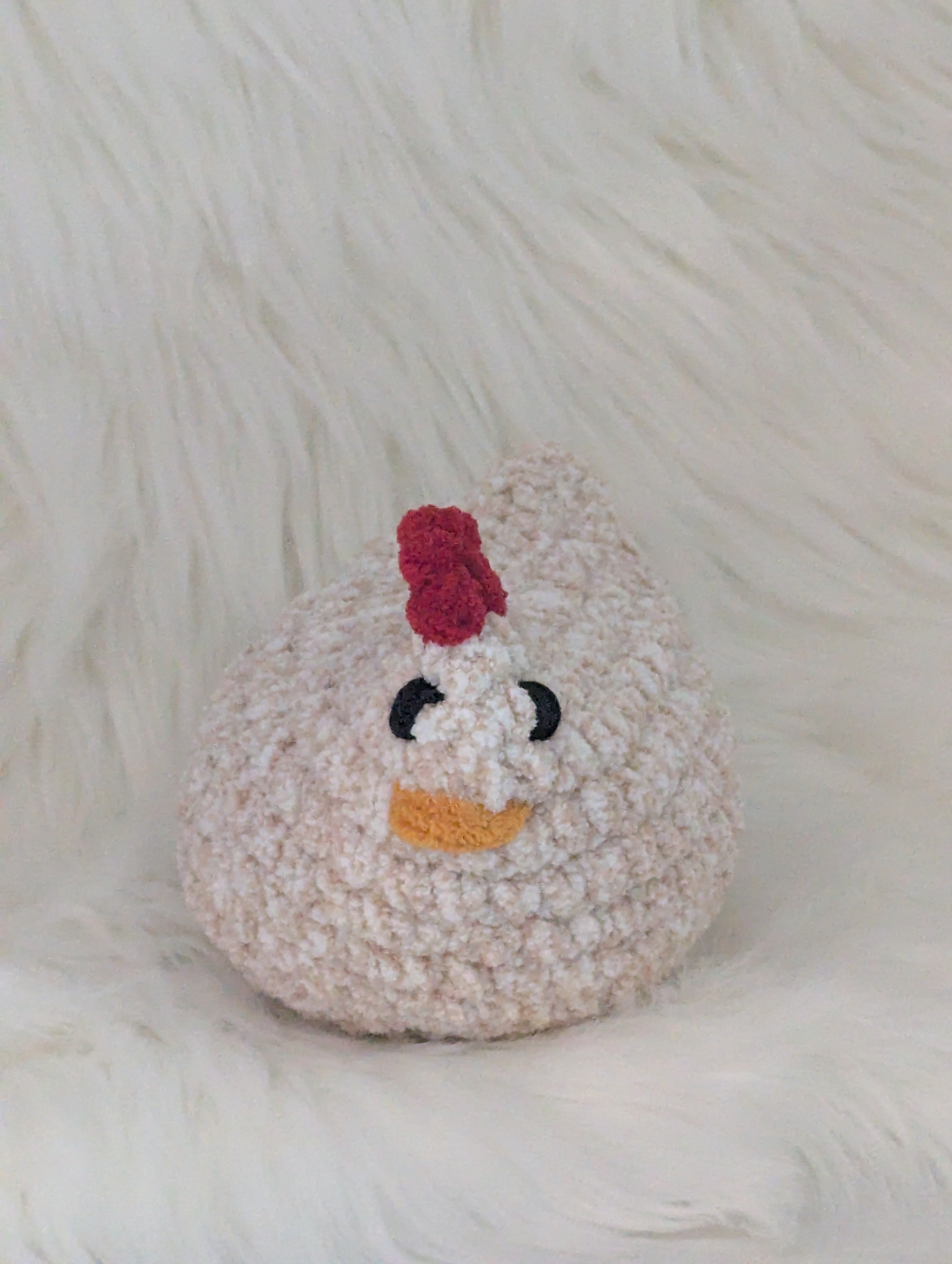 Small Chicken Stuffie - Farm Themed Plushie