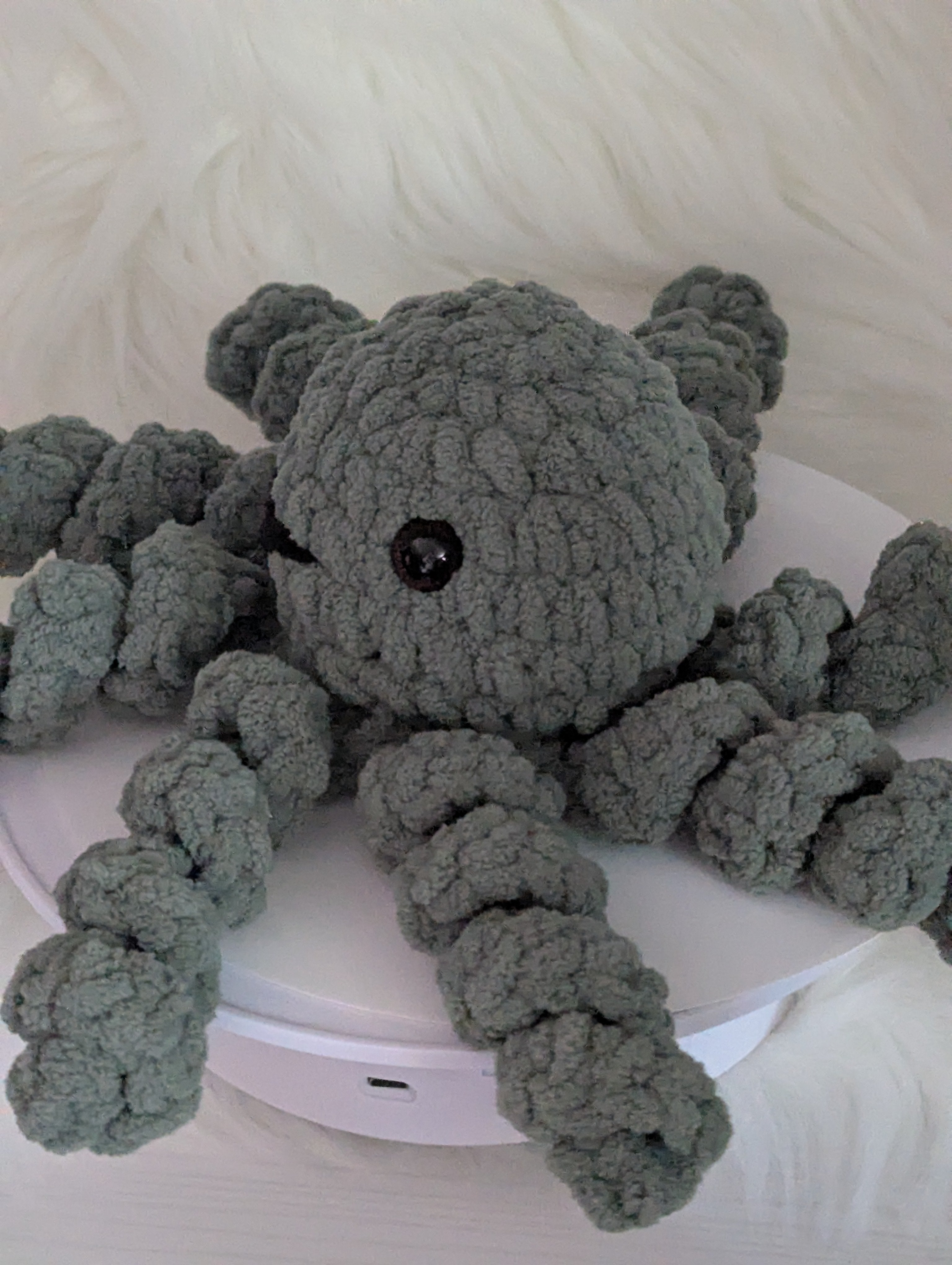Green jelly fish Plushie - Ocean Themed Desk Buddie