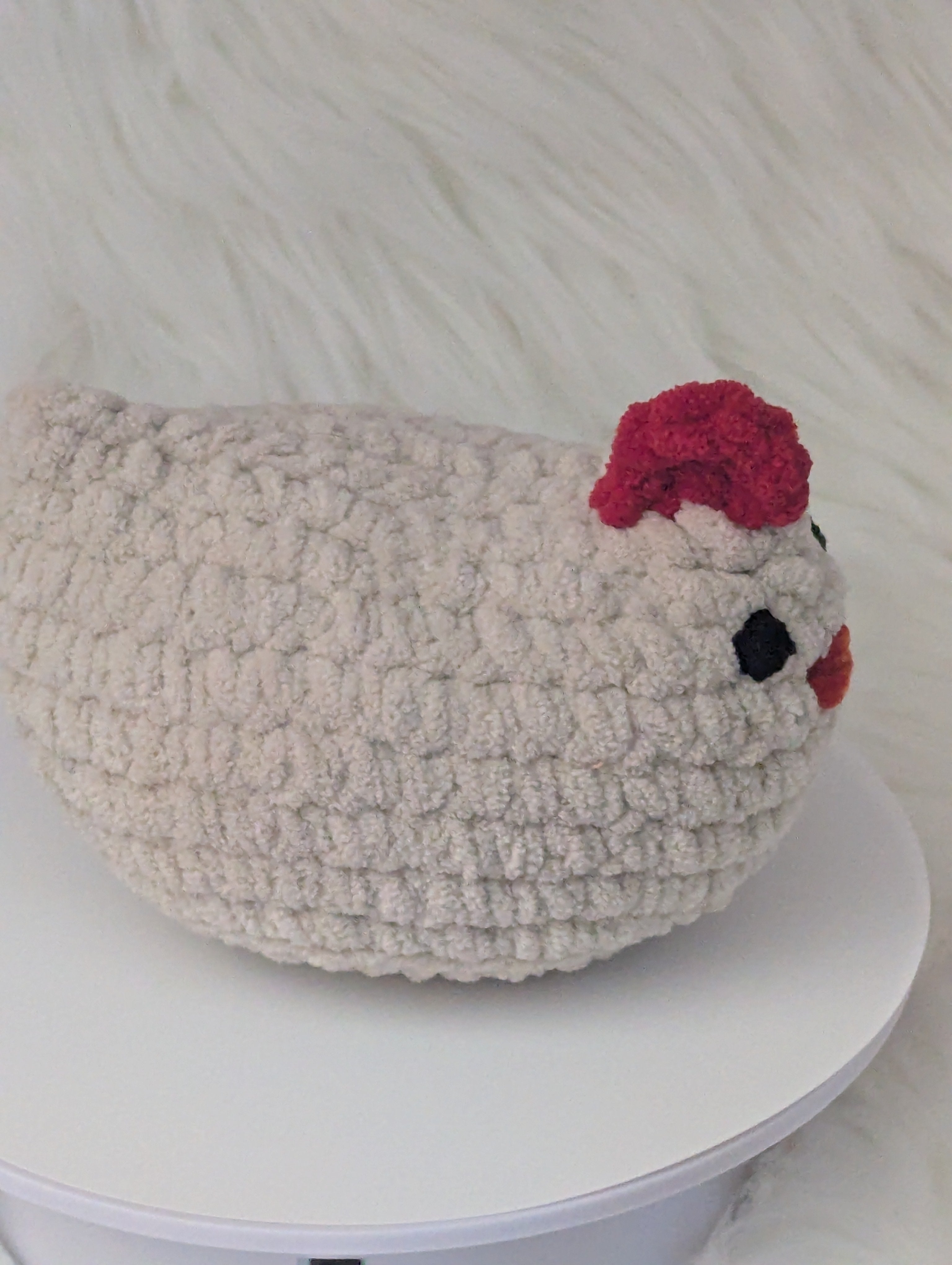 Chicken Stuffed Animal - Small Chicken Desk Buddy