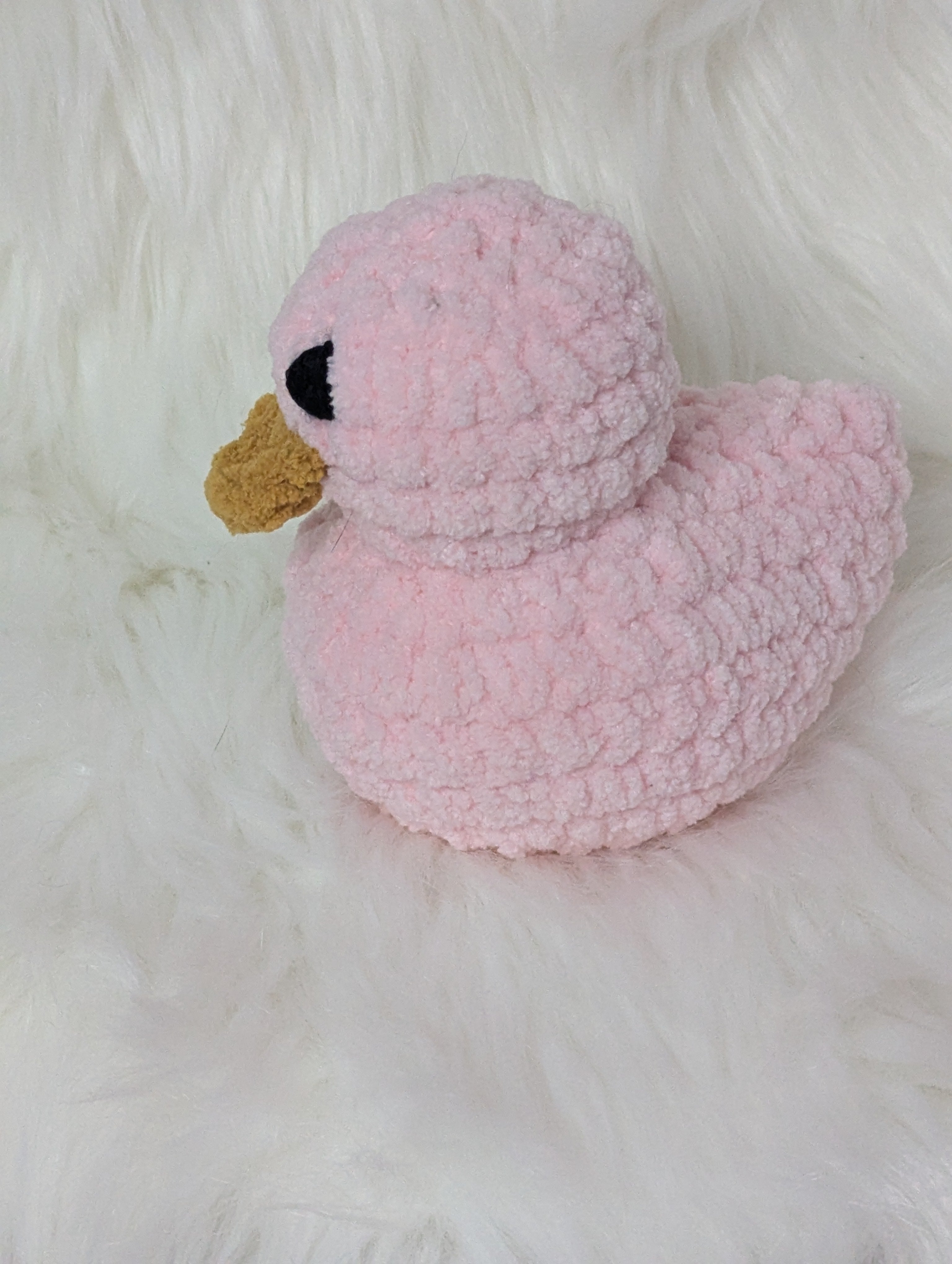 Pink Duck Plushie - Farm Themed Animal