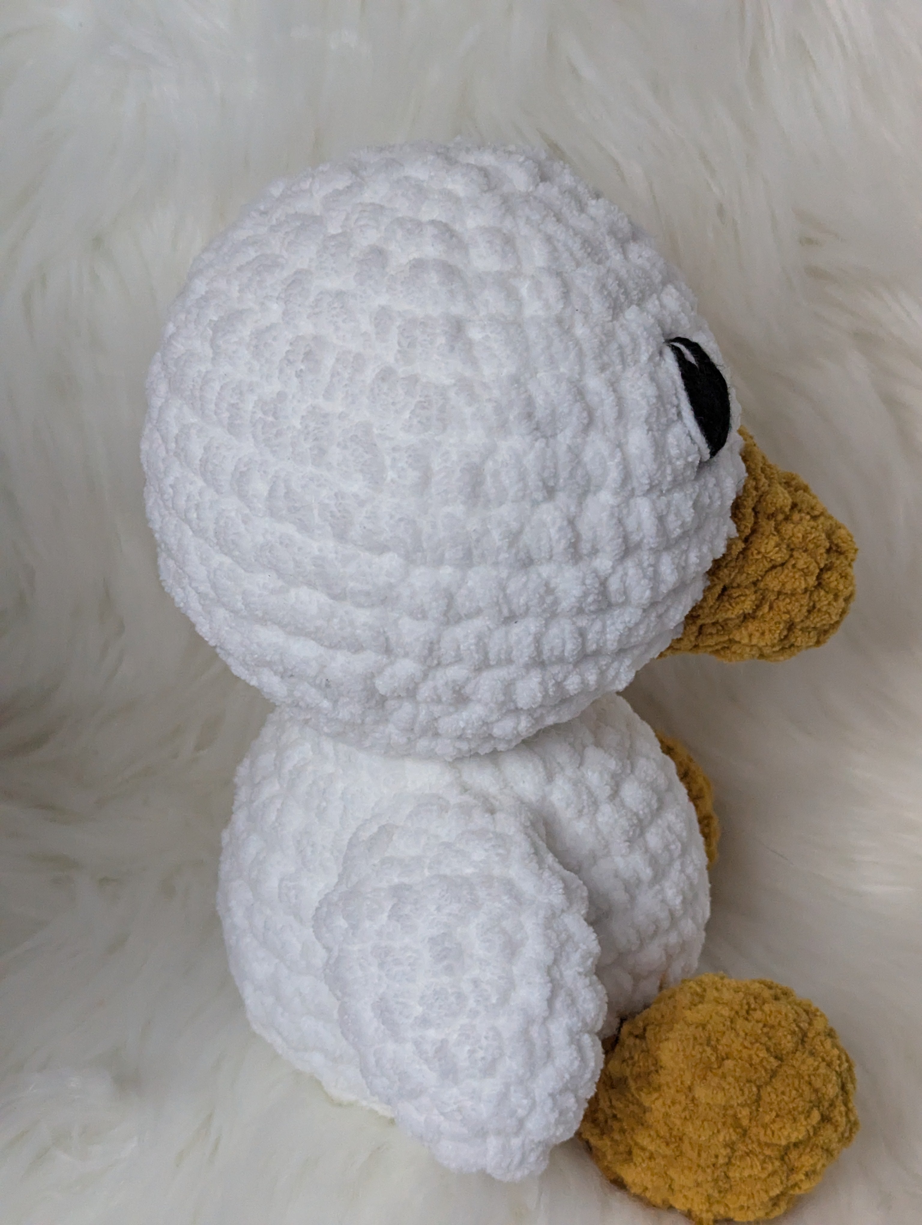 Sitting Duck Plushie - Duck Stuffed Animal