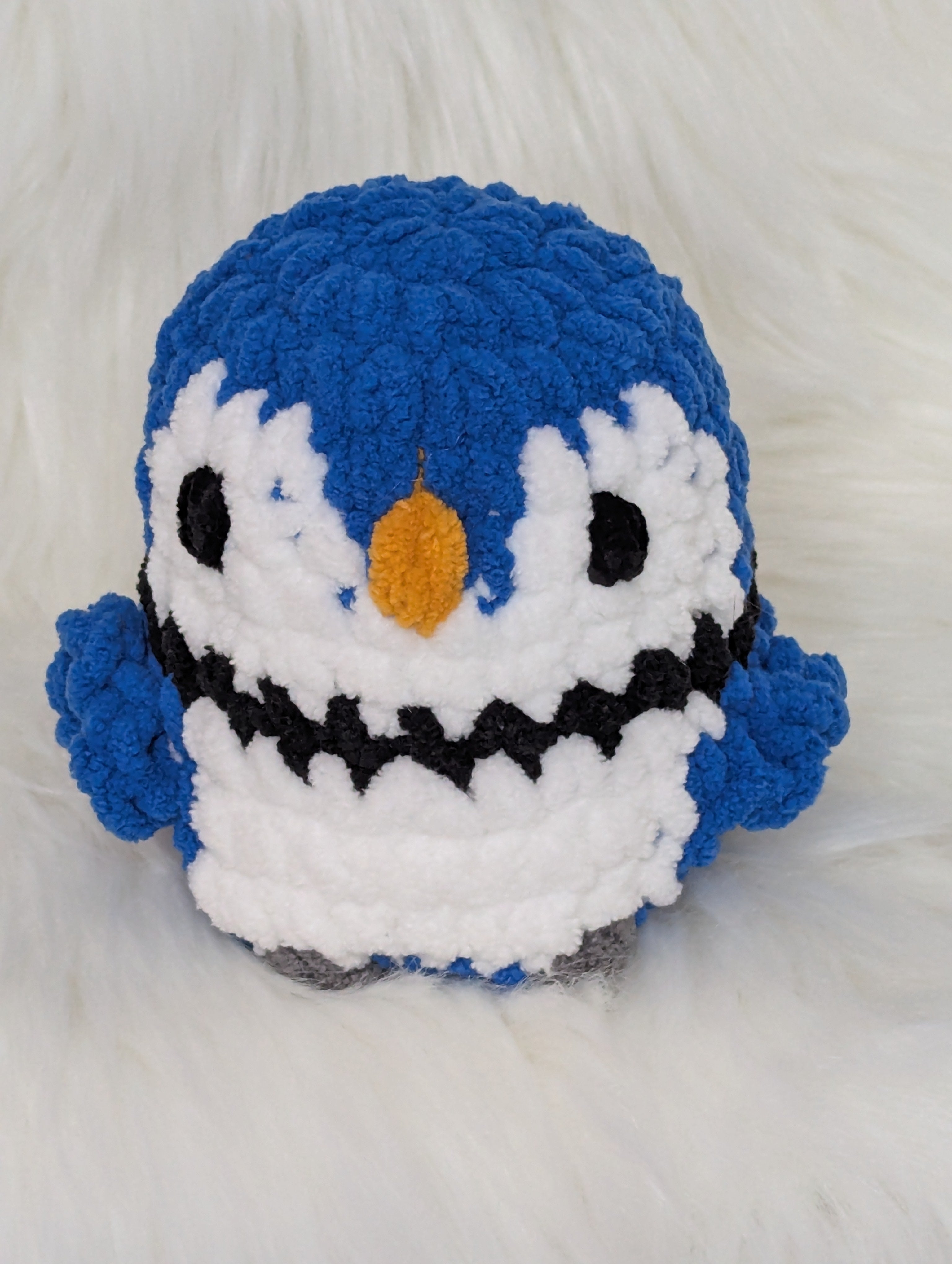 Blue Jay Bird Plushie - Bird Desk Buddy