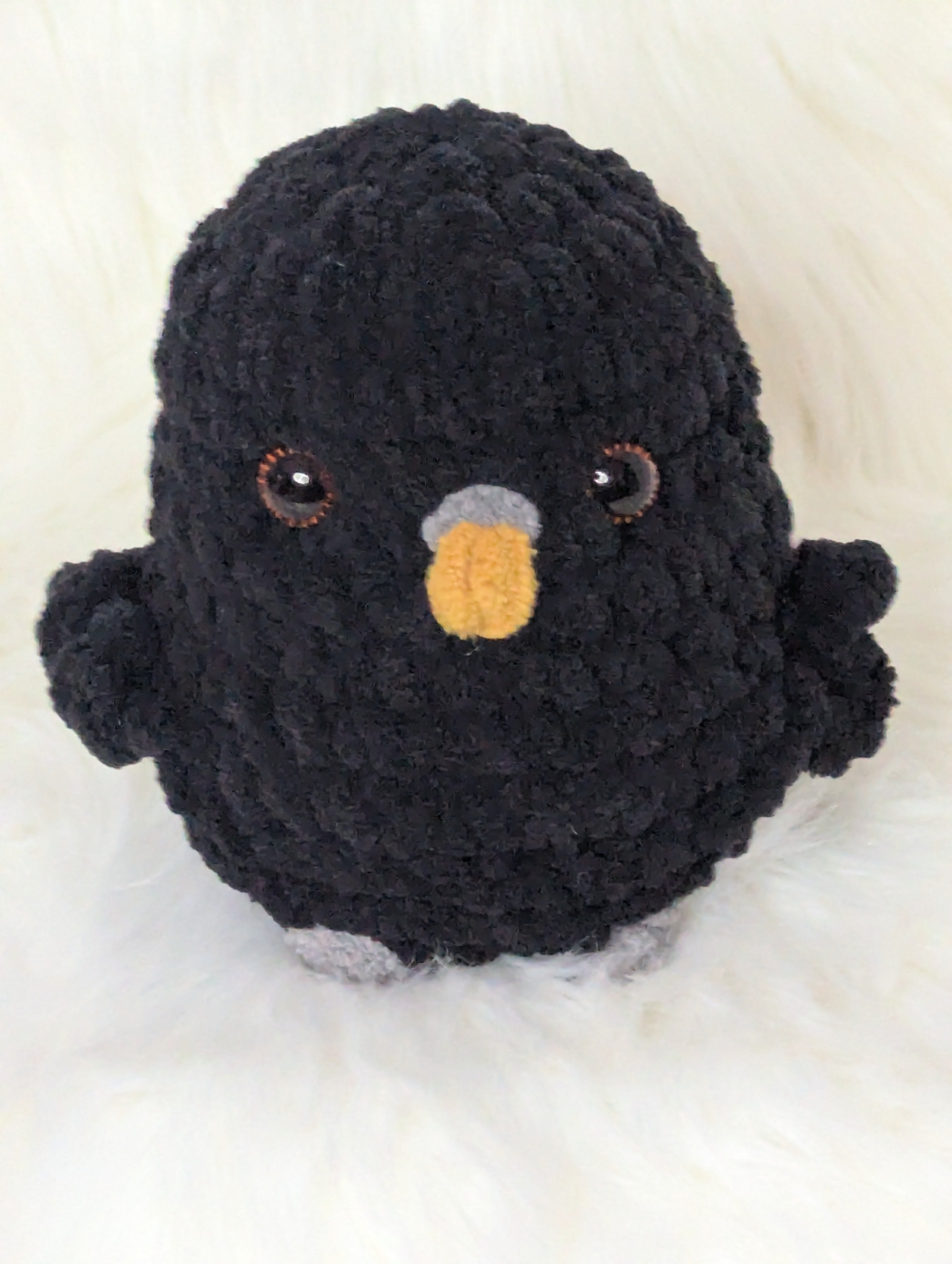 Raven Plushie - Bird Desk Buddy