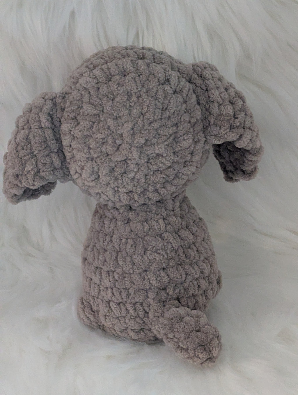 Gray Dog Stuffed Animal