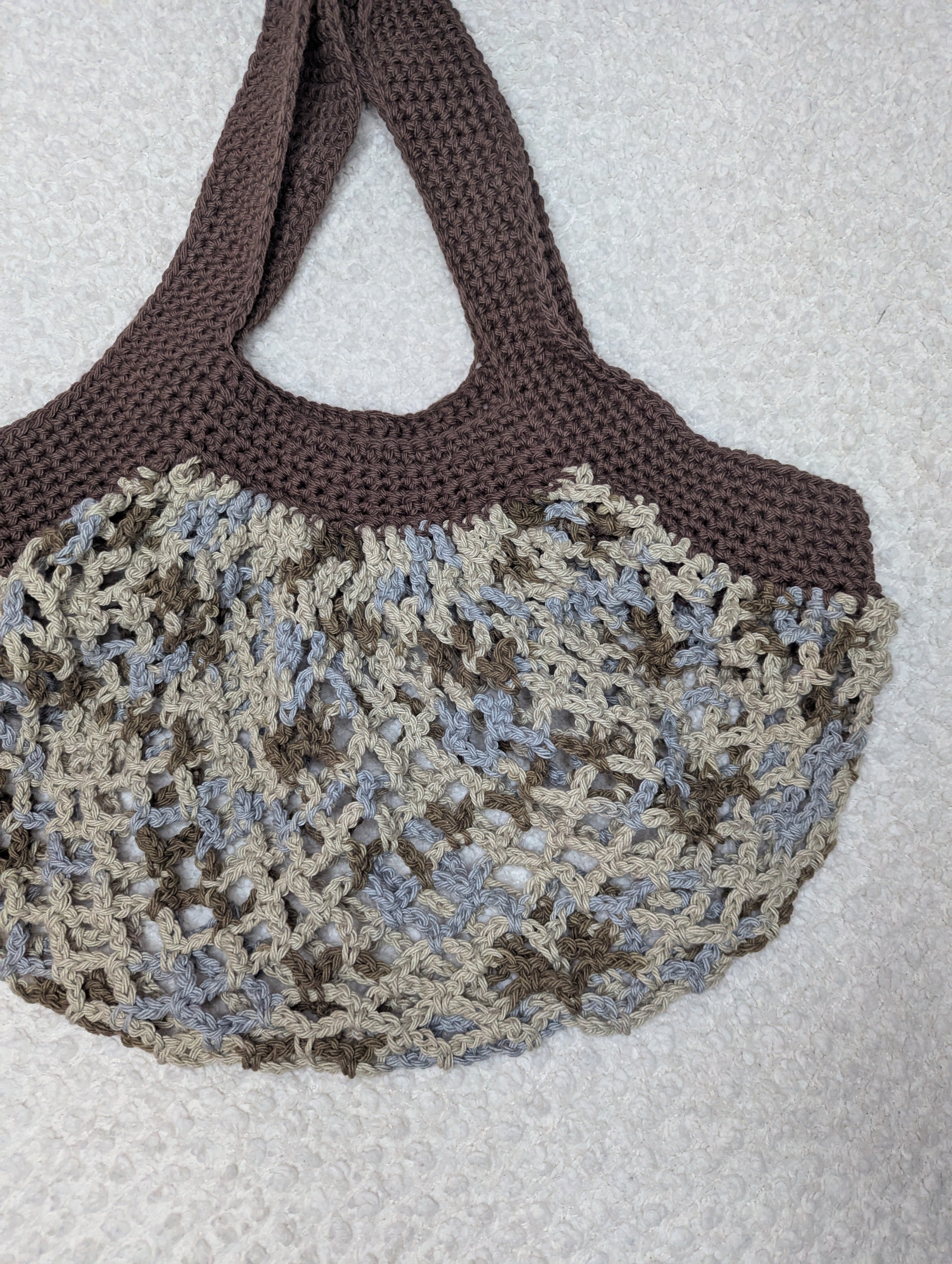 Neutral Color Market Bag - Washable Mesh Market Bag