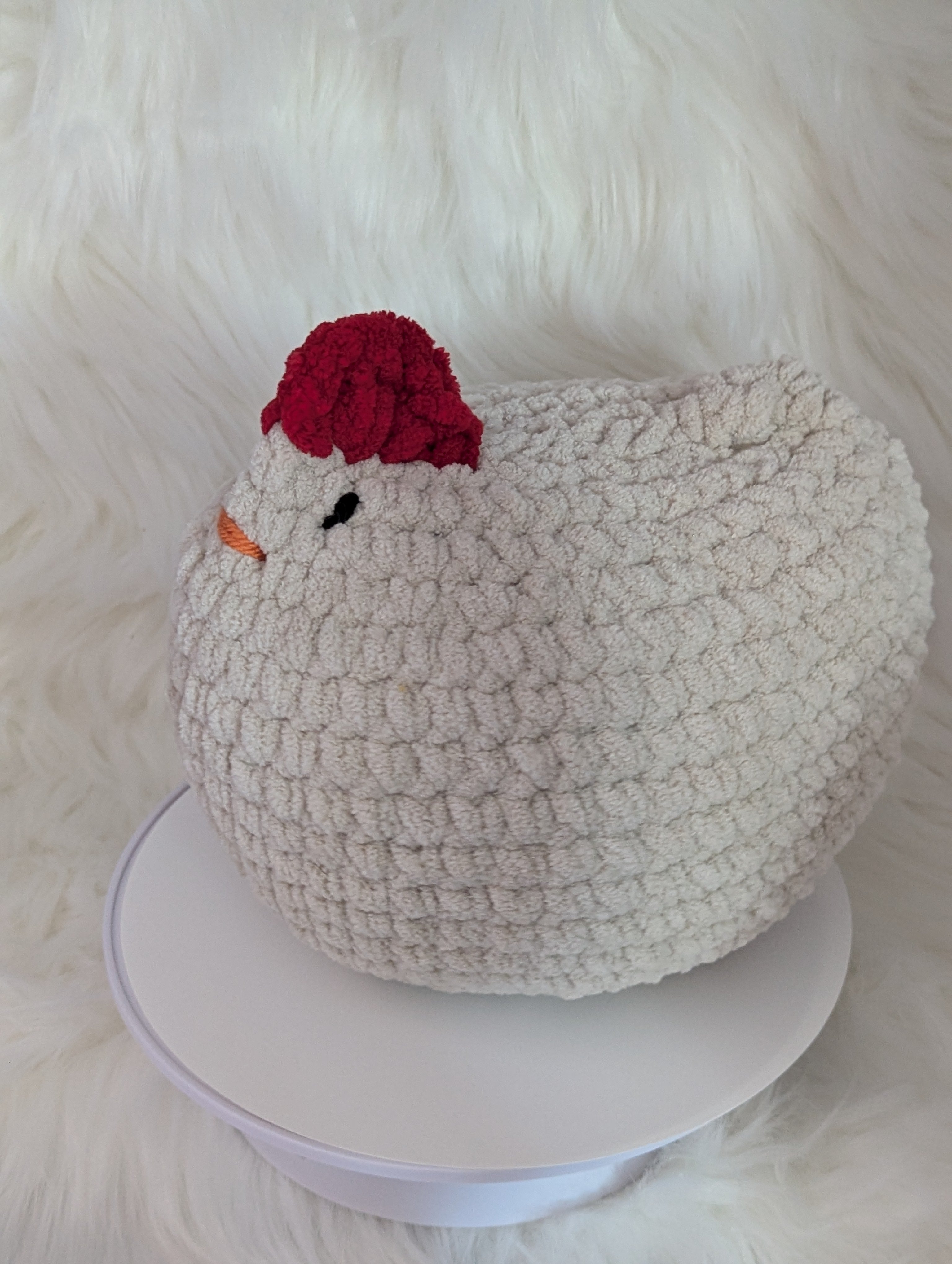 Chubby Hen Plushie - Soft Chicken Toy