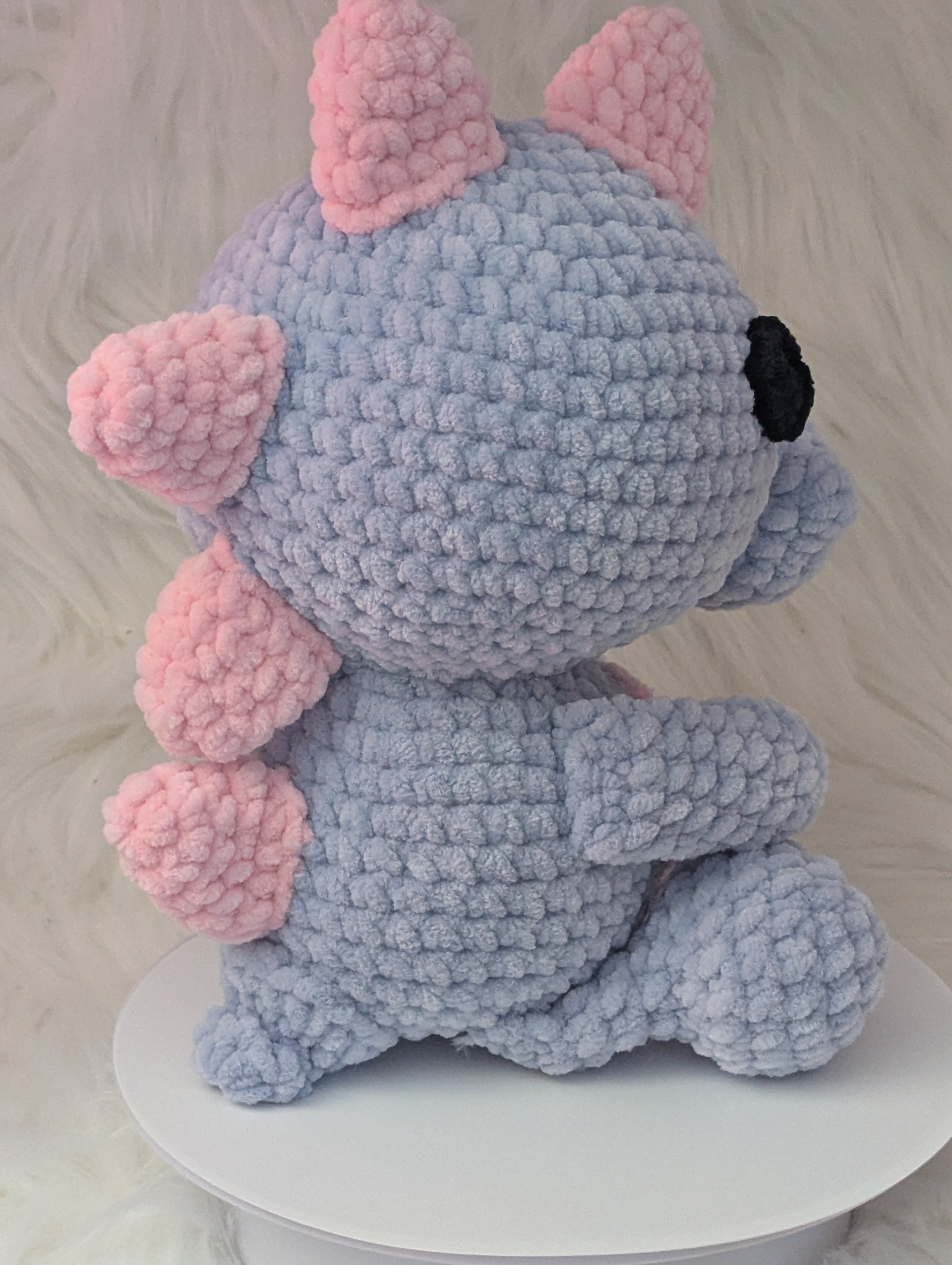 Pastel Dino Plushie - Gift for Dinosaur Lover