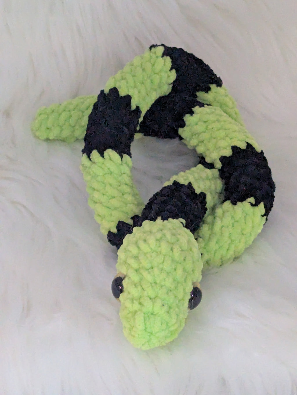 Neon Snake Plushie - Reptile Stuffed Animal