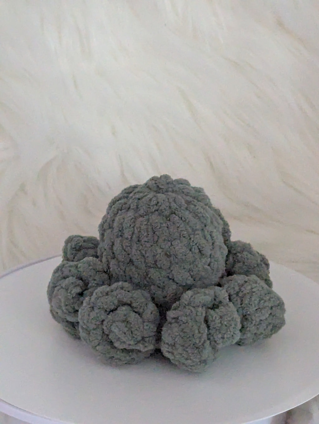 Mini Green Octo Plushie - Sea Themed Desk Buddy