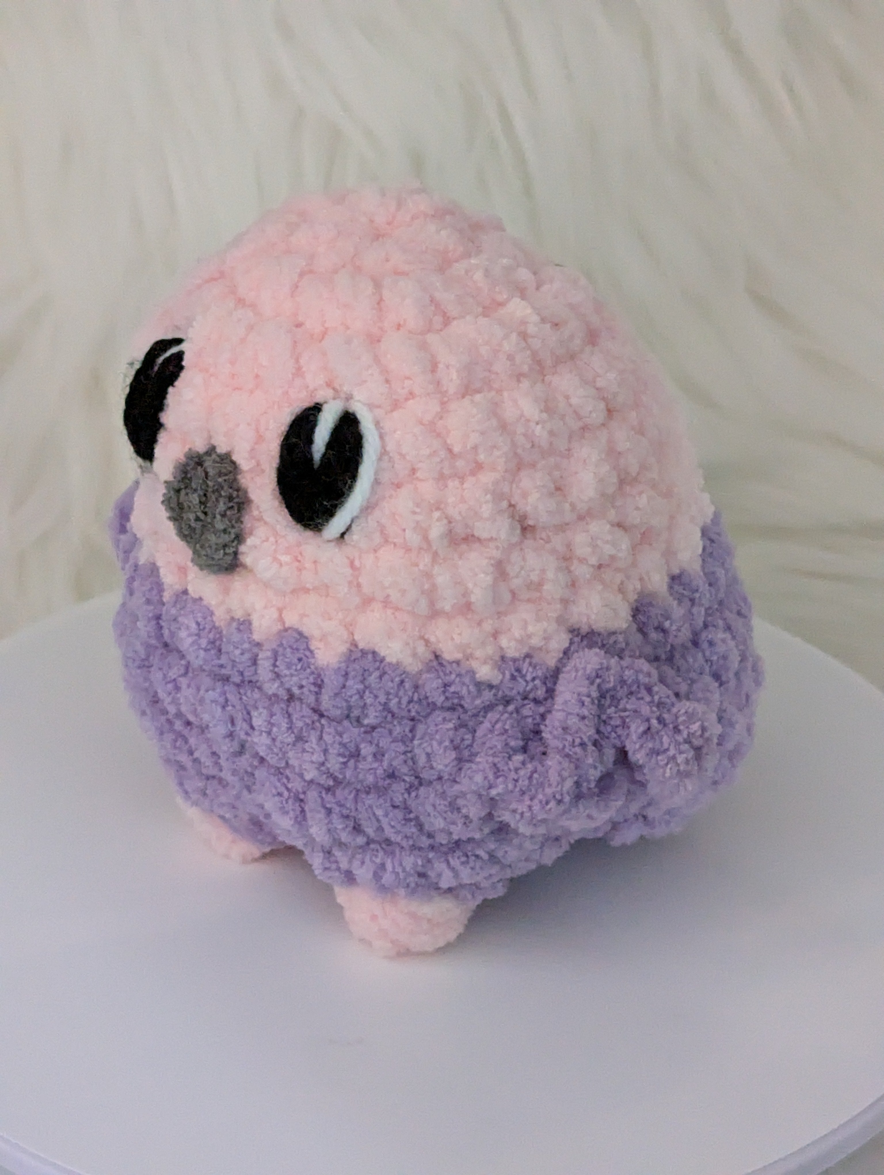 Pink and Pink Bird Plushie