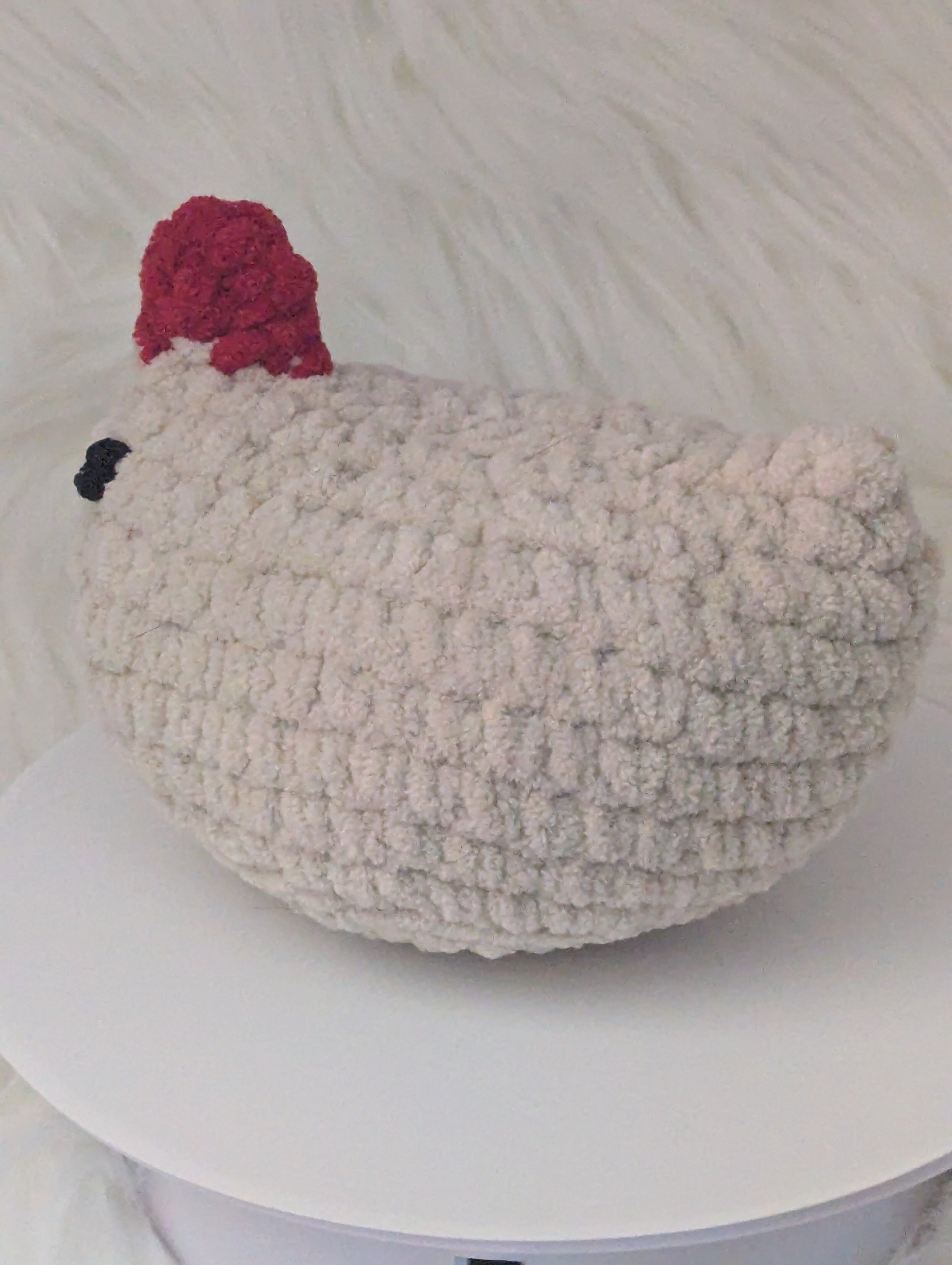 Chicken Stuffed Animal - Small Chicken Desk Buddy