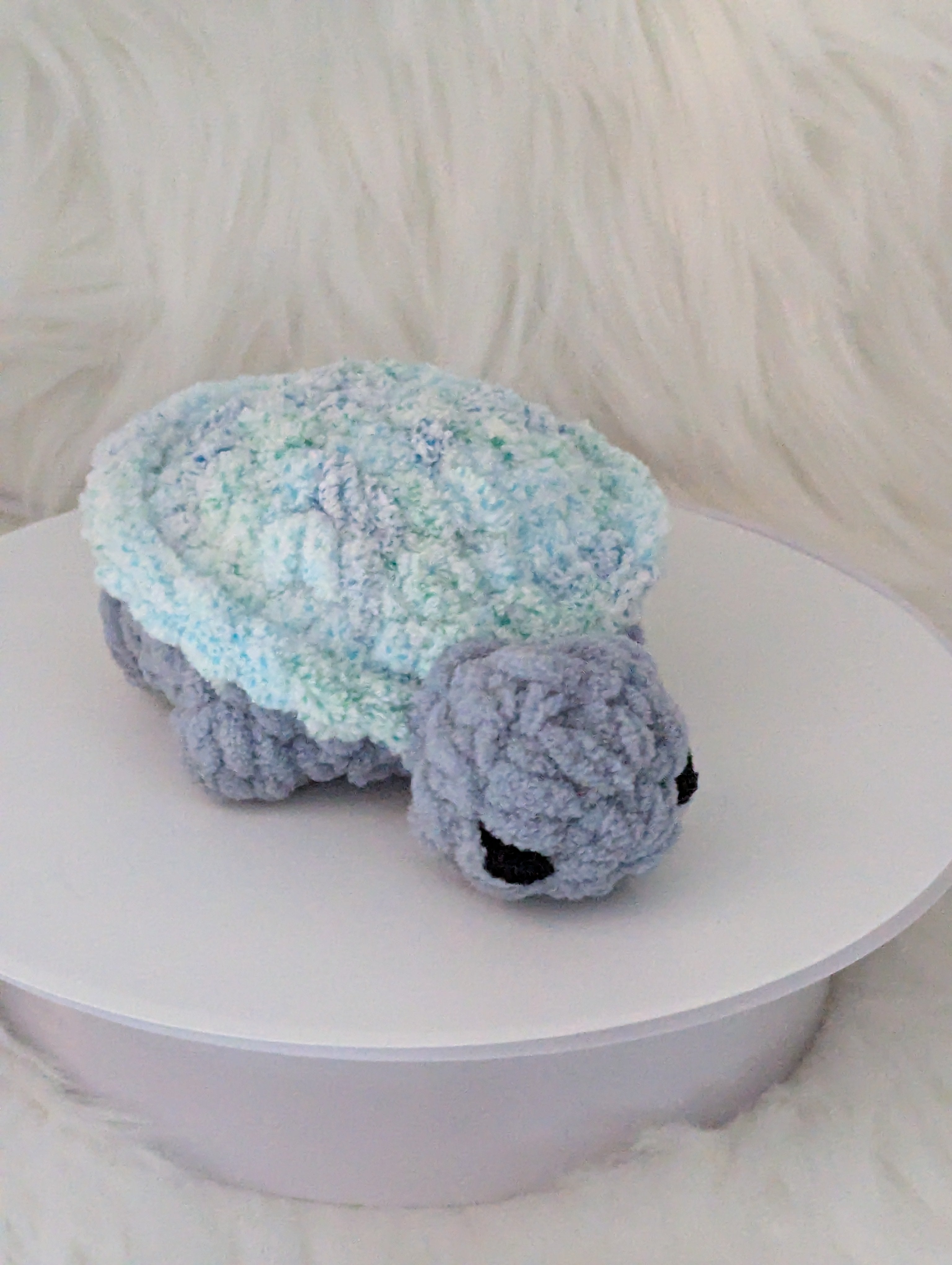 Mini Turtle Desk Buddy - Blue Turtle Plushie