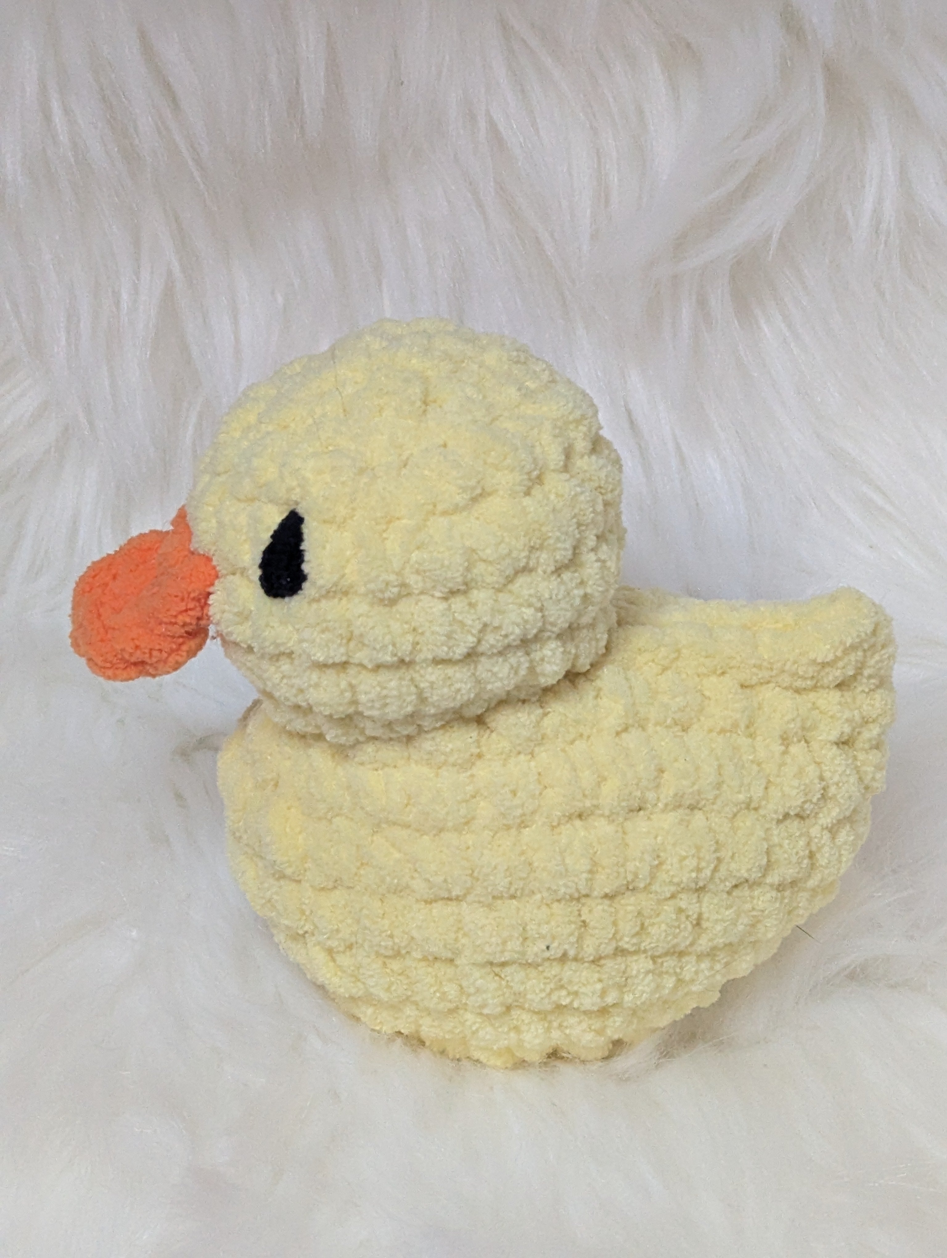 Yellow Duck Plushie - Farmed Themed Stuffie