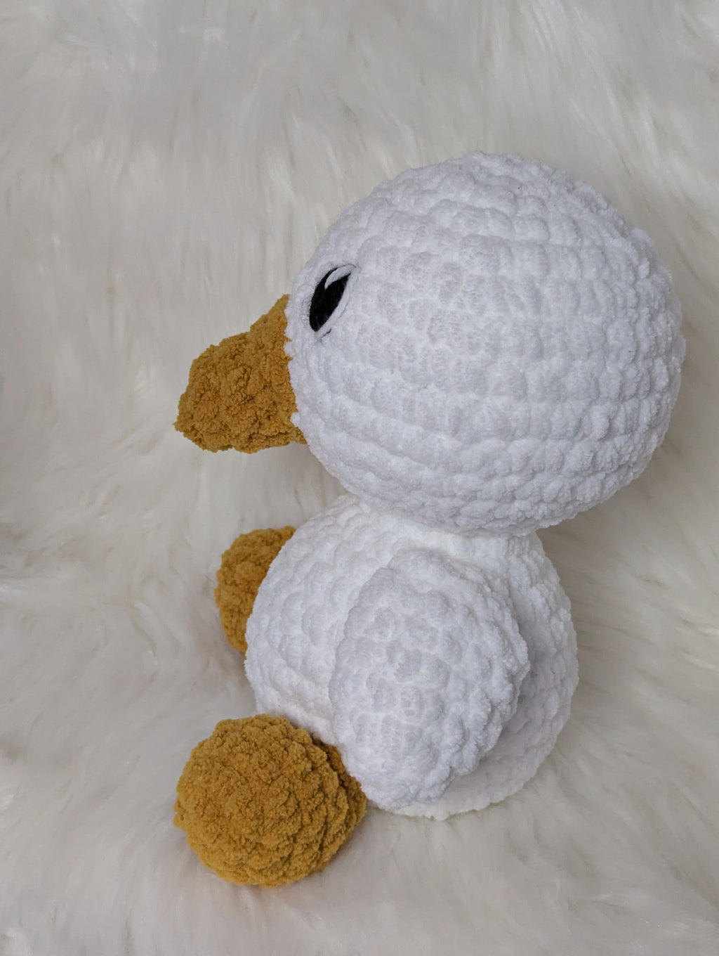 Sitting Duck Plushie - Duck Stuffed Animal