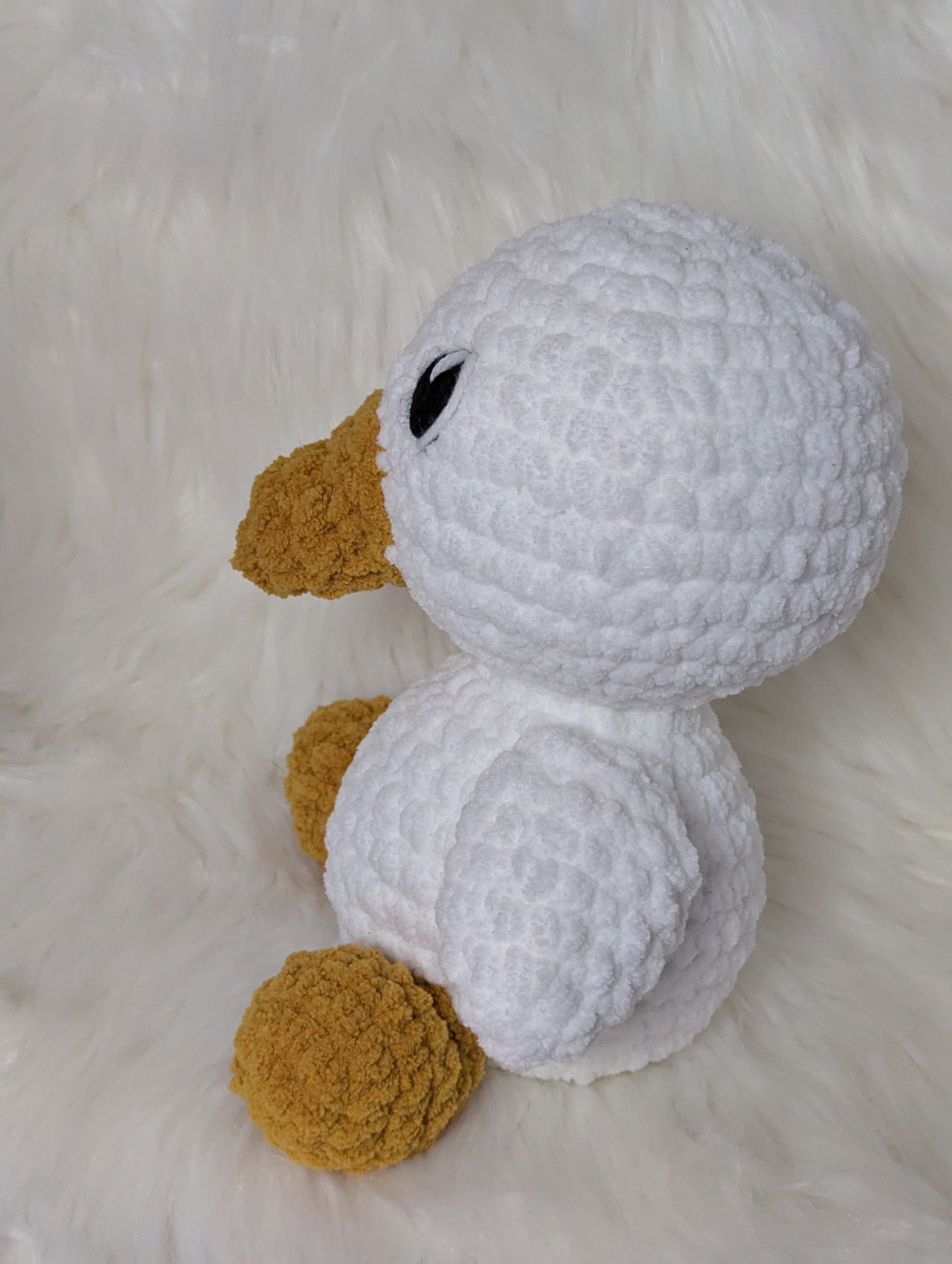 Sitting Duck Plushie - Duck Stuffed Animal